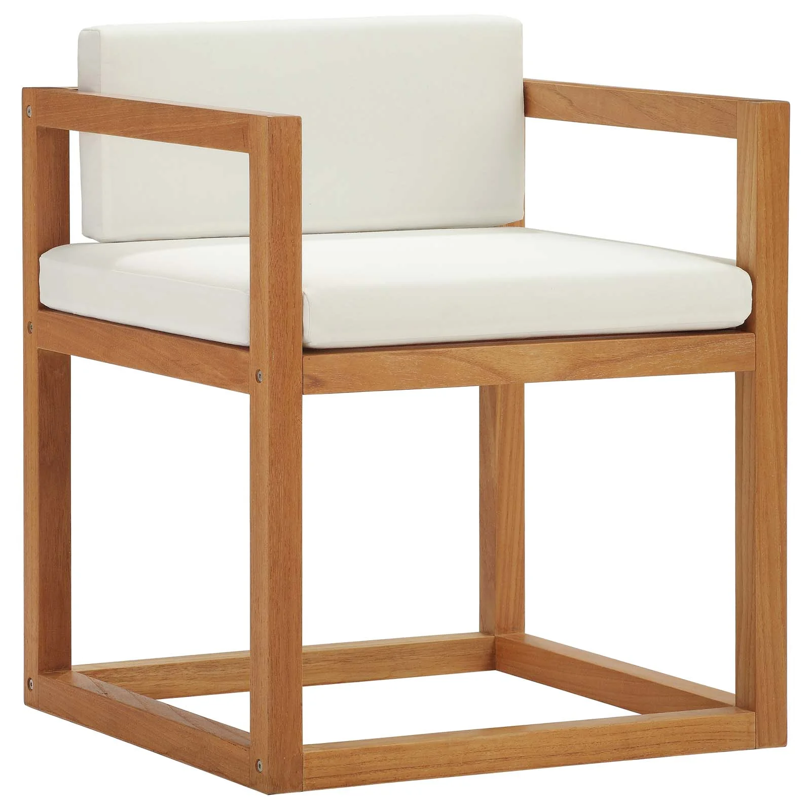 Newbury Outdoor Patio Premium Grade A Teak Wood Accent Armchair Set of 2 By Modway - EEI-4029 - Image 3