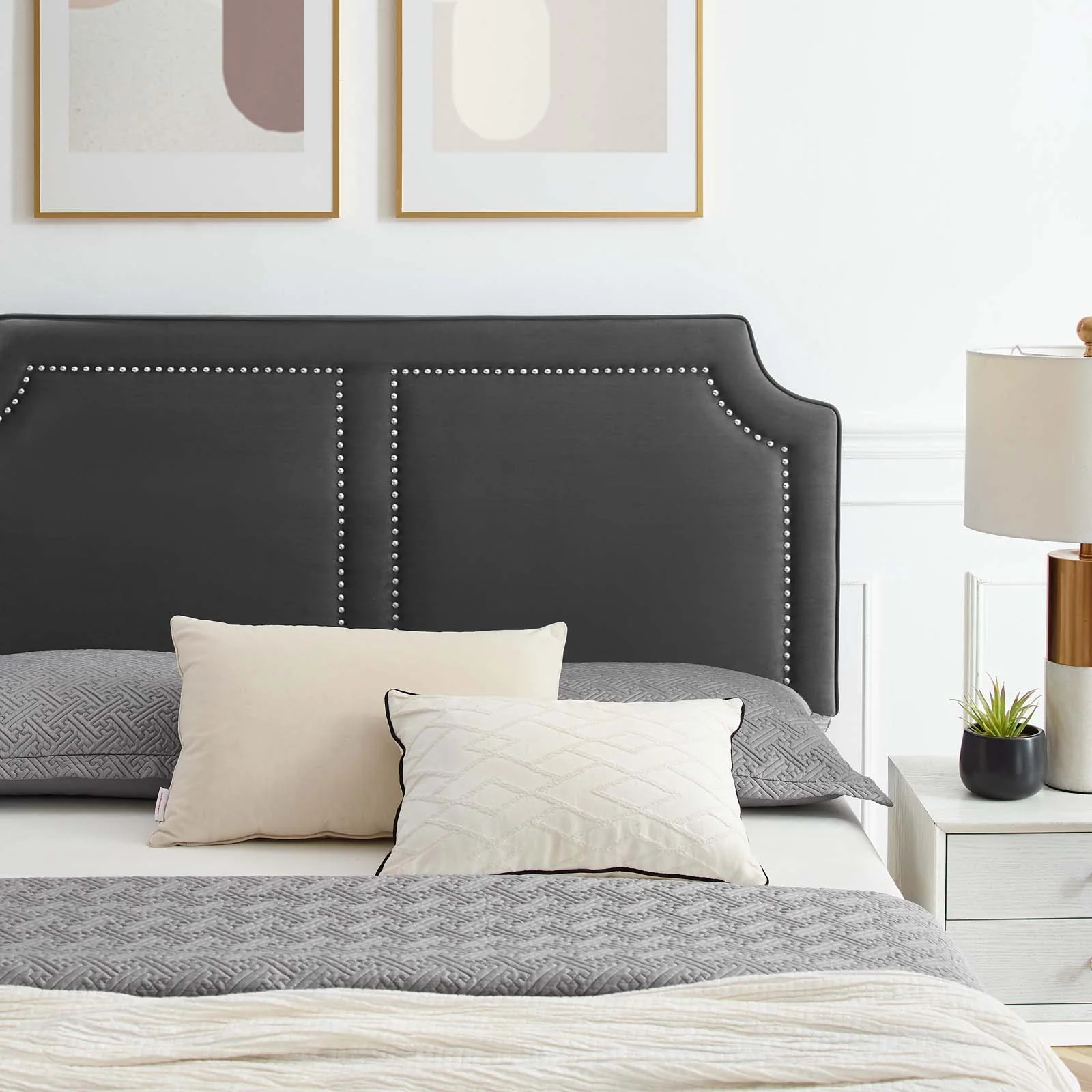 Novi Performance Velvet King Bed By Modway - MOD-6833 - Image 3