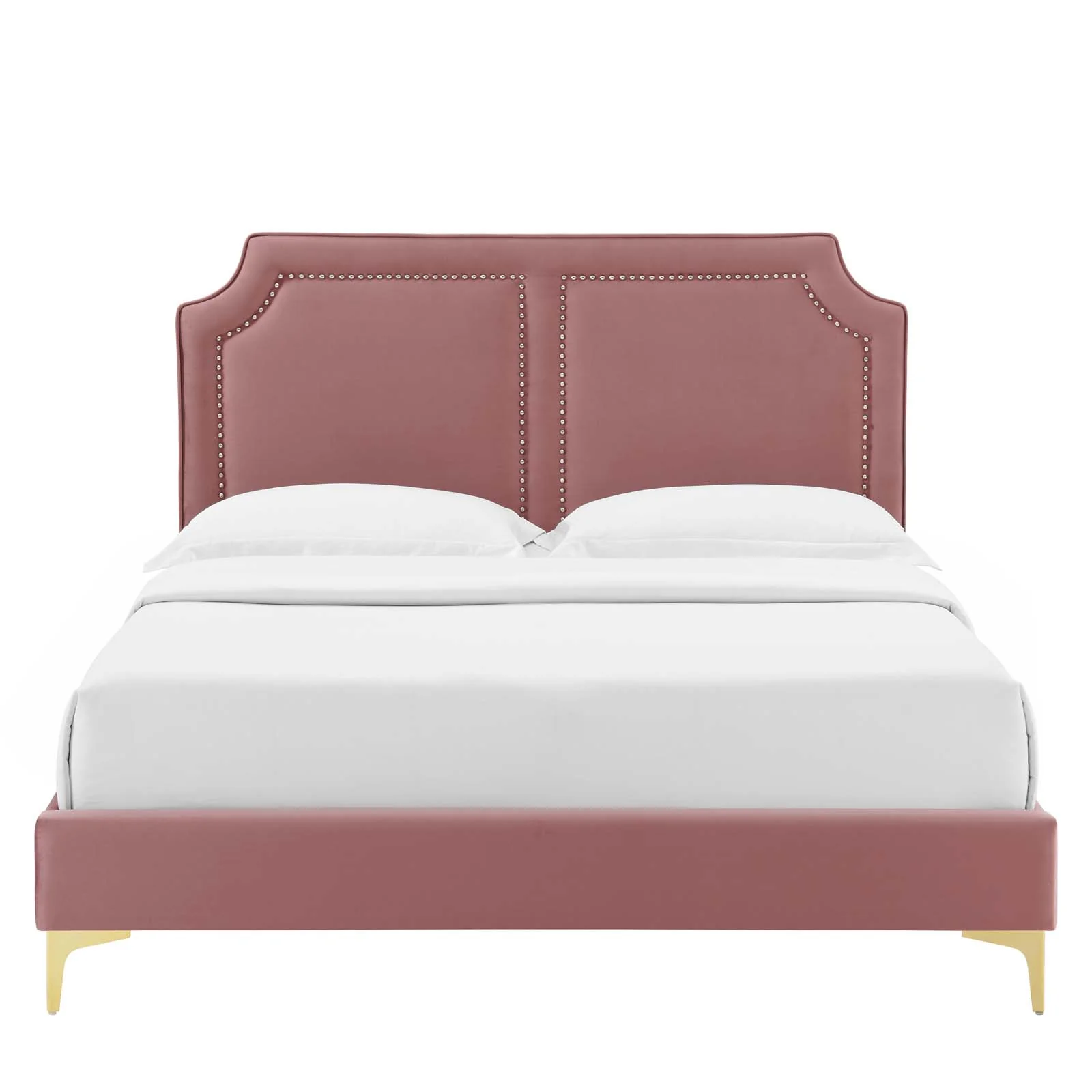 Novi Performance Velvet Queen Bed By Modway - MOD-6818 - Image 18