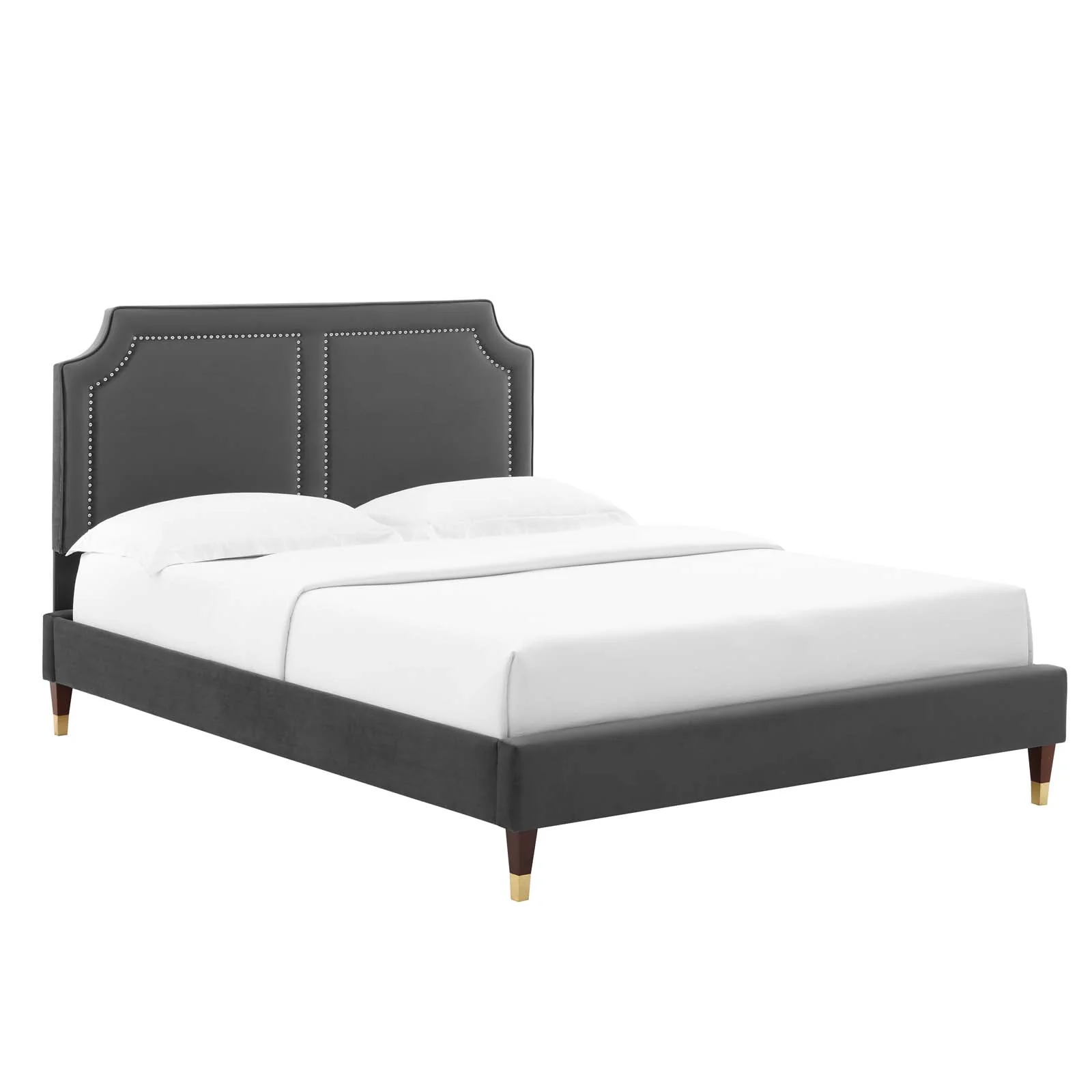 Novi Performance Velvet Queen Bed By Modway - MOD-6823 - Image 2