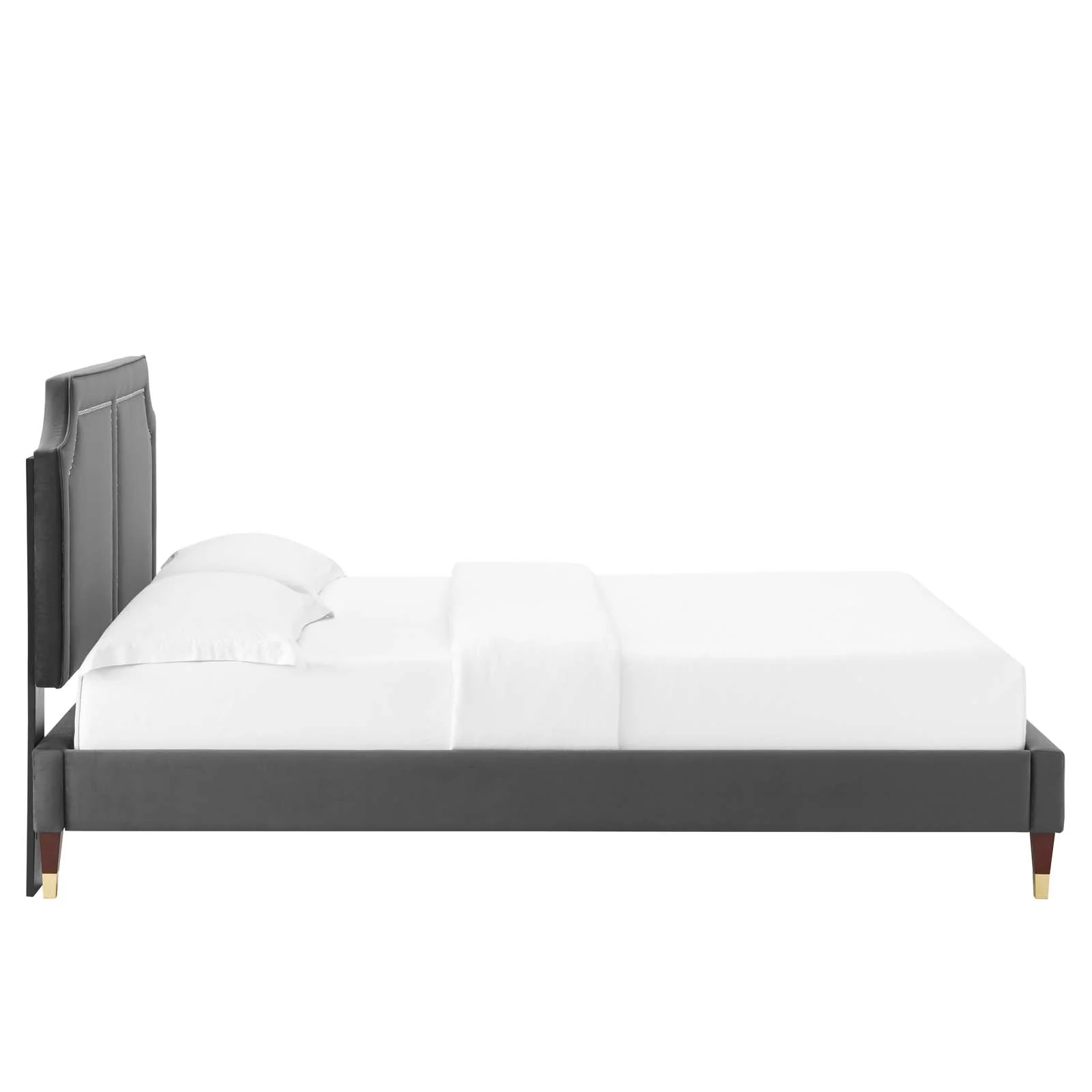 Novi Performance Velvet Queen Bed By Modway - MOD-6823 - Image 6