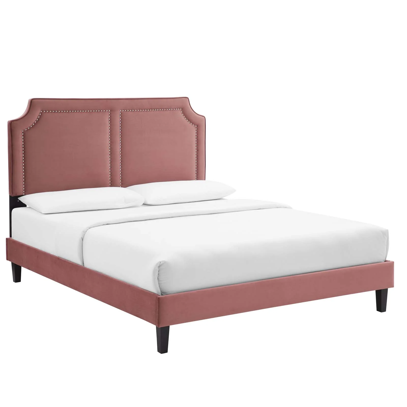 Novi Performance Velvet Queen Bed By Modway - MOD-6828 - Image 13