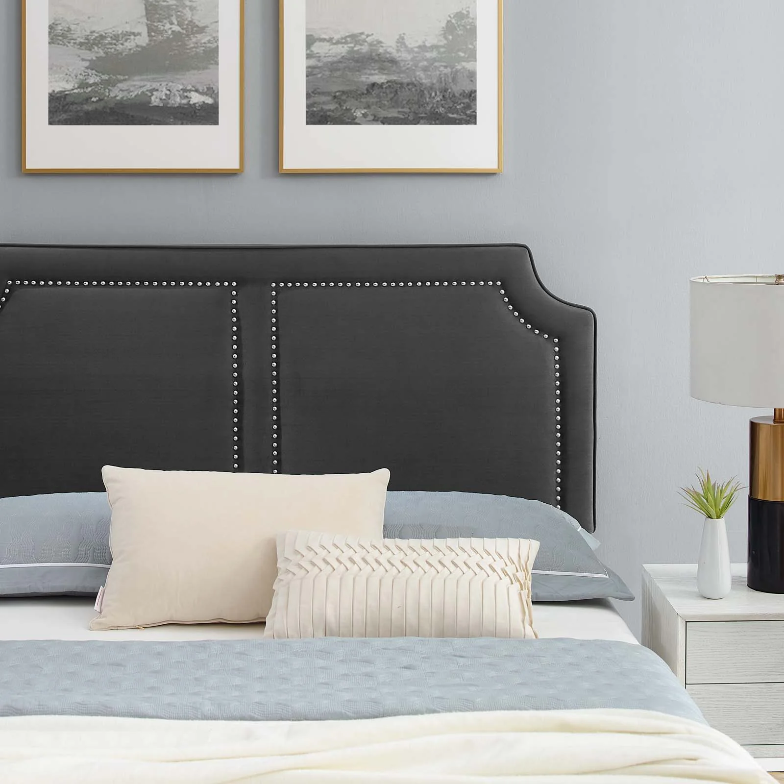 Novi Performance Velvet Queen Bed By Modway - MOD-6828 - Image 3