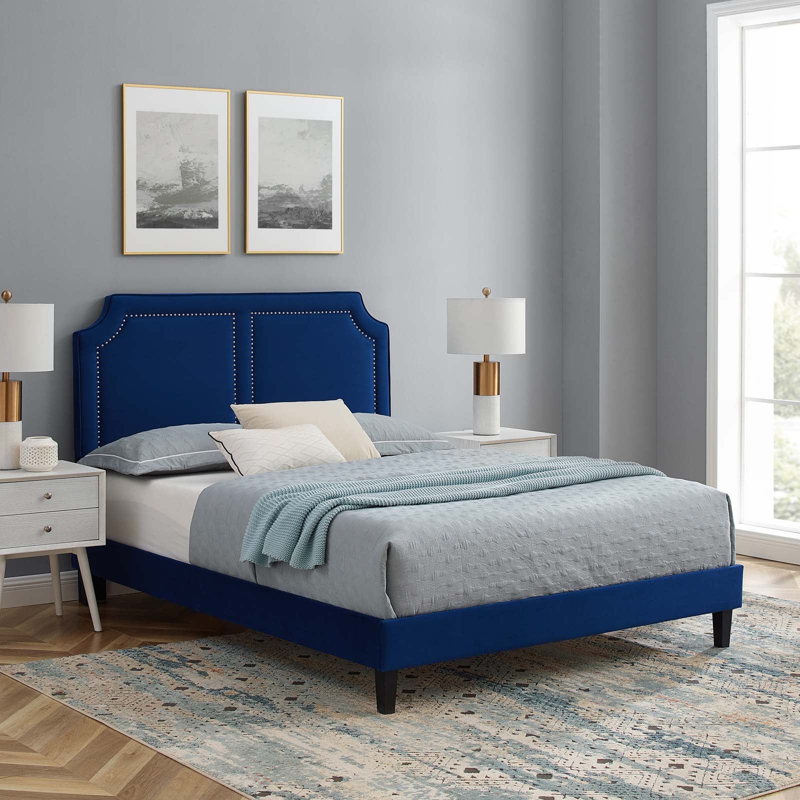 Novi Performance Velvet Twin Bed By Modway - MOD-6798 - Image 26