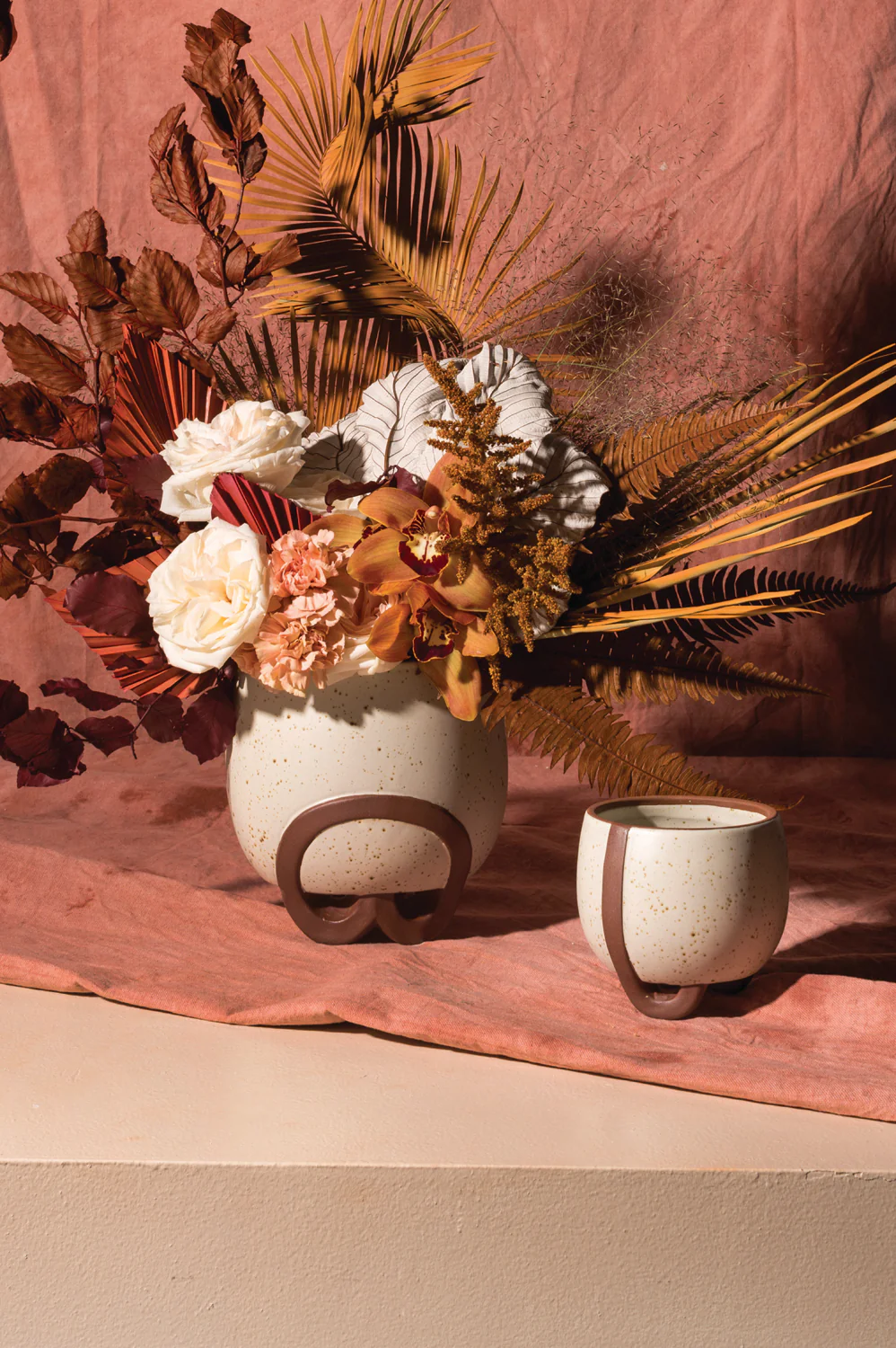 Omni Footed Pot Set of 4 By Accent Decor