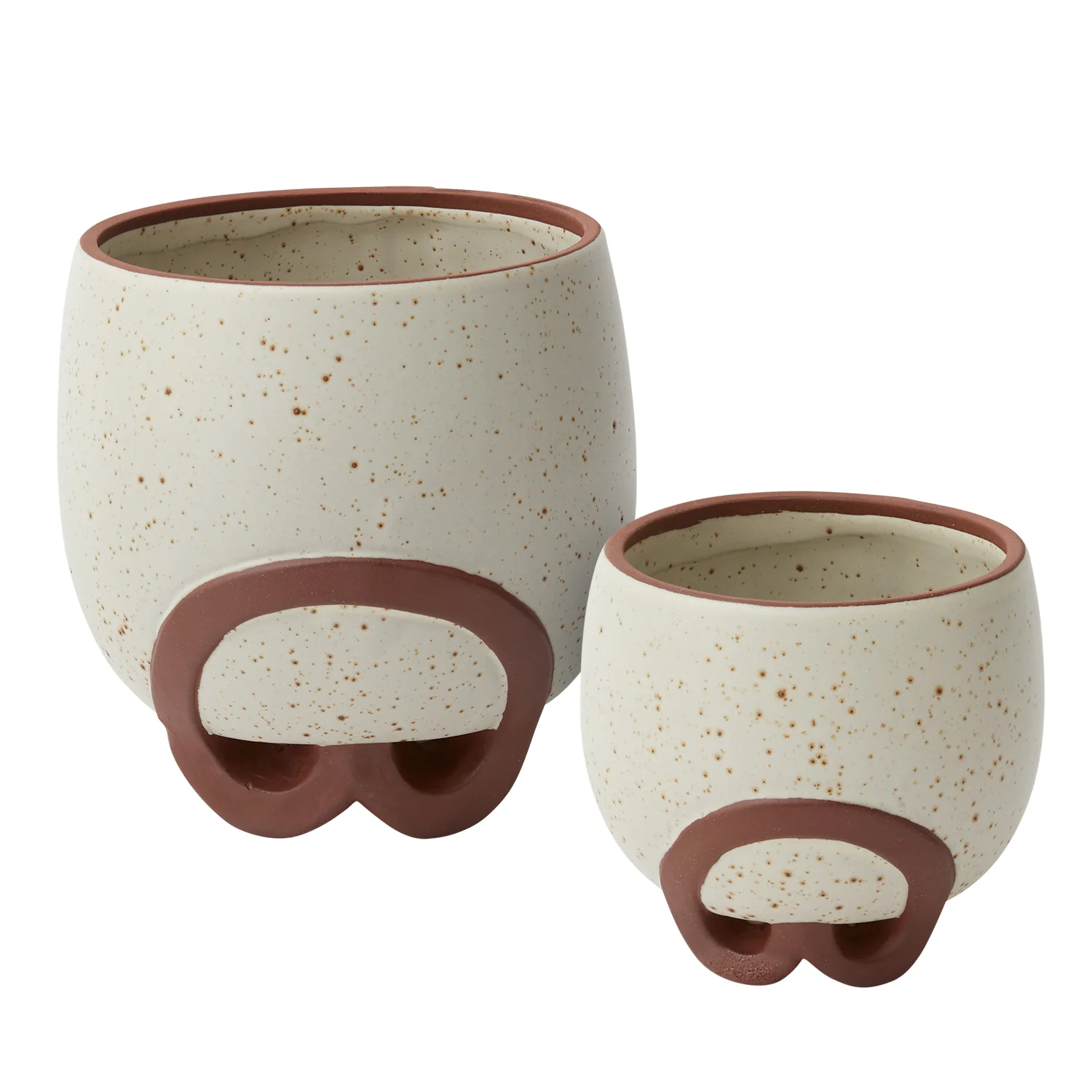 Omni Footed Pot Set of 4 By Accent Decor - Image 4