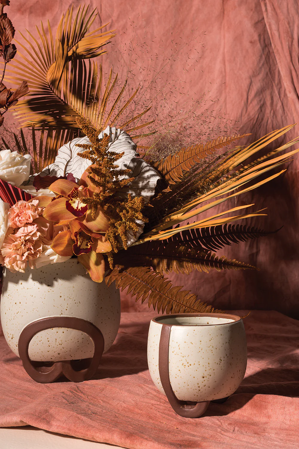 Omni Footed Pot Set of 4 By Accent Decor - Image 5