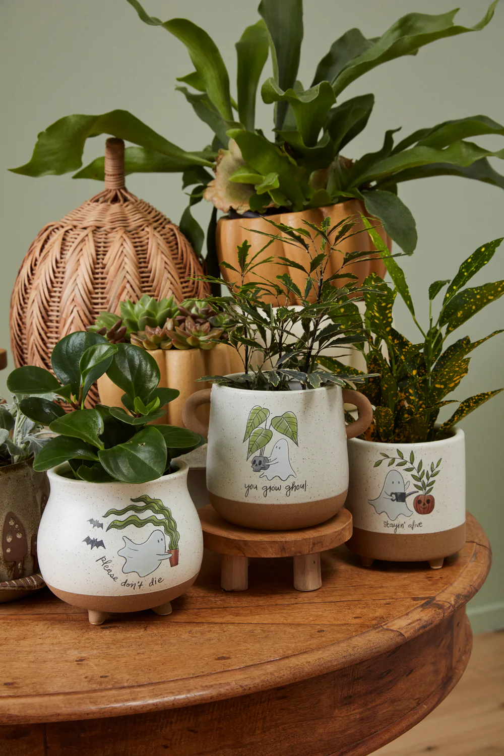 Optimistic Ghost Pot Set of 4 By Accent Decor - Image 3