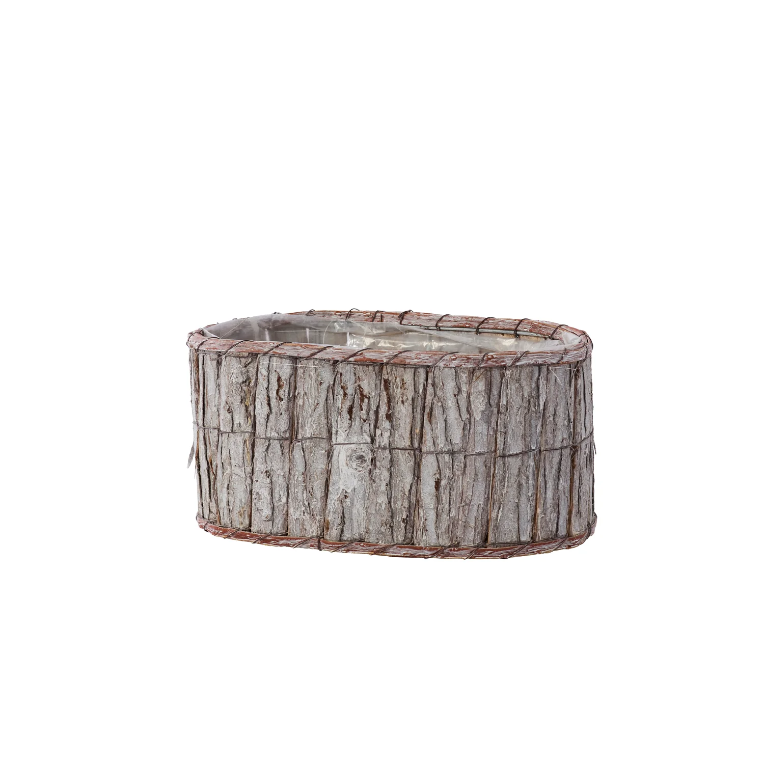 Oval Bark Basket Set of 4 By Accent Decor - Image 7