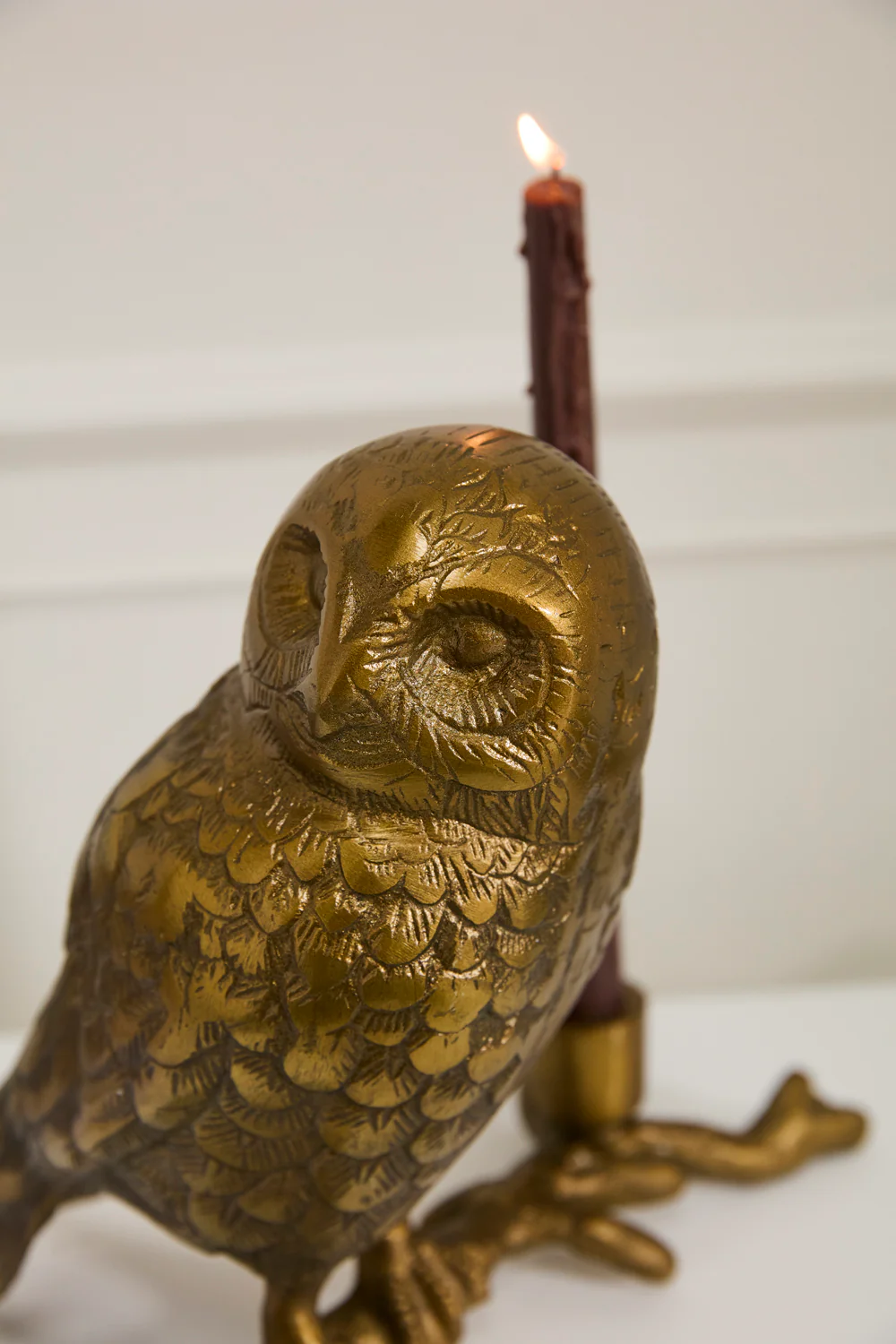 Owl's Watch Candleholder By Accent Decor