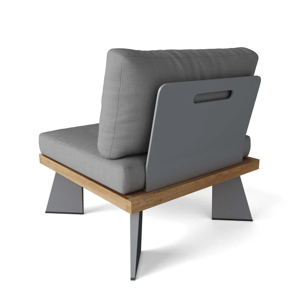 Oxford Platform 1-Seater By Anderson Teak - Image 2