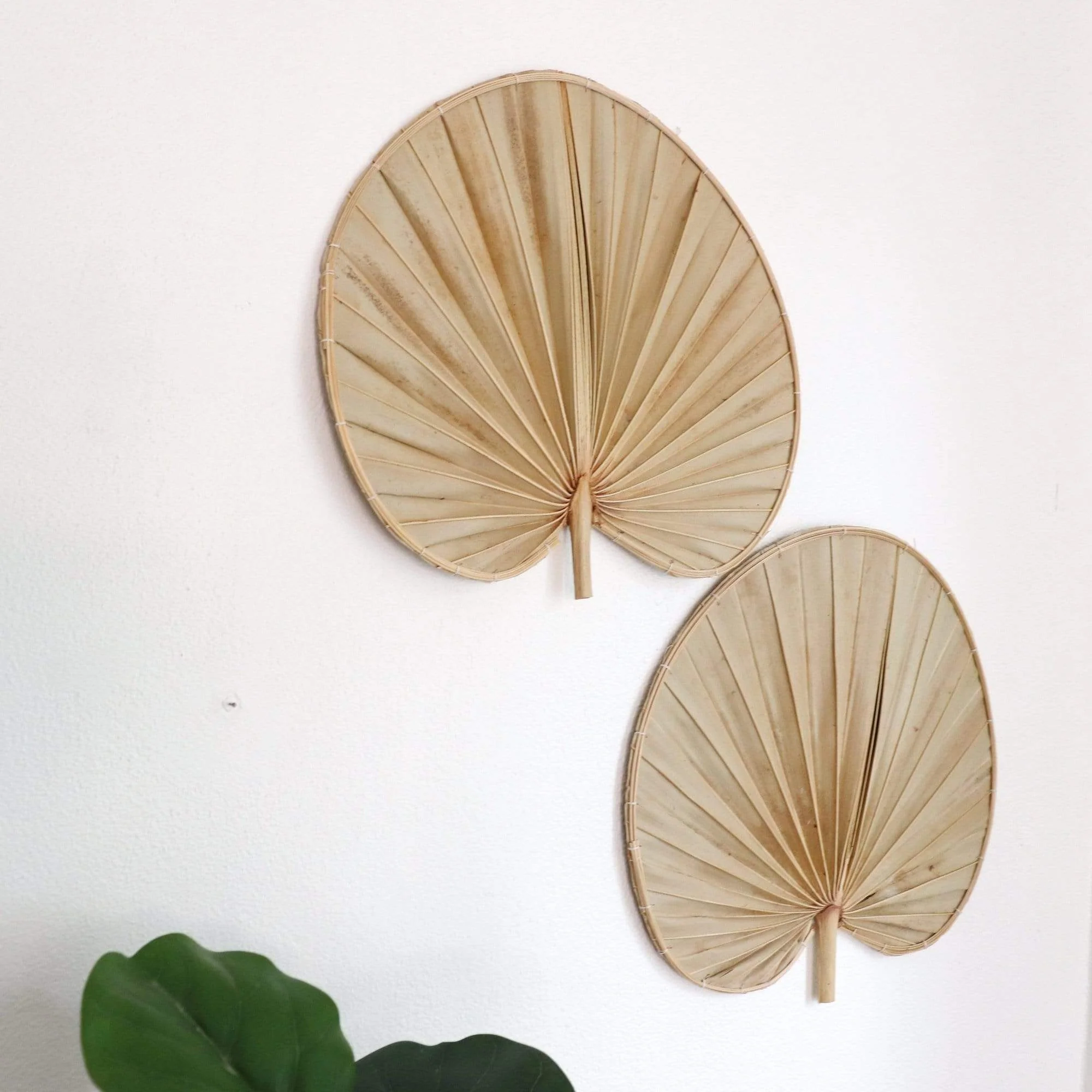 Palm Leaf Wall Decor Set Of 2 - Phi Ya Pat By Thaihome - Image 4