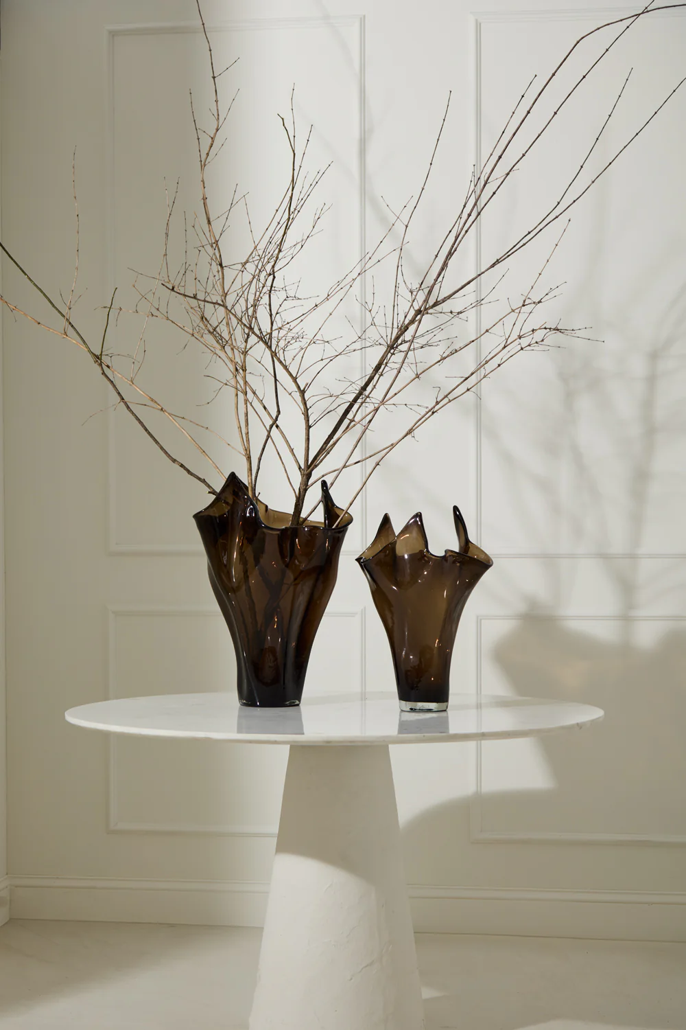 Peaked Glass Vase By Accent Decor - Image 3