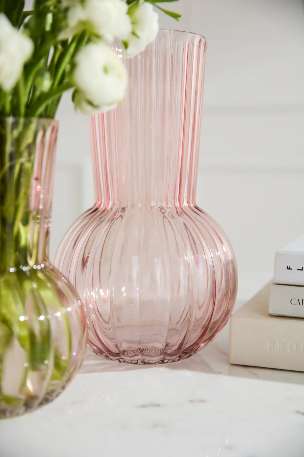 Peony Vase Set of 4 By Accent Decor