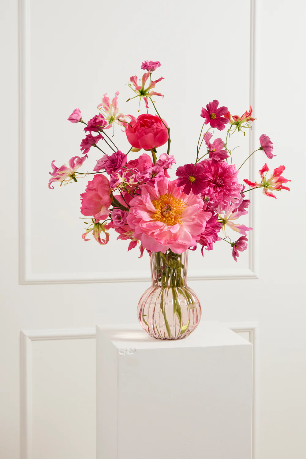 Peony Vase Set of 4 By Accent Decor - Image 3