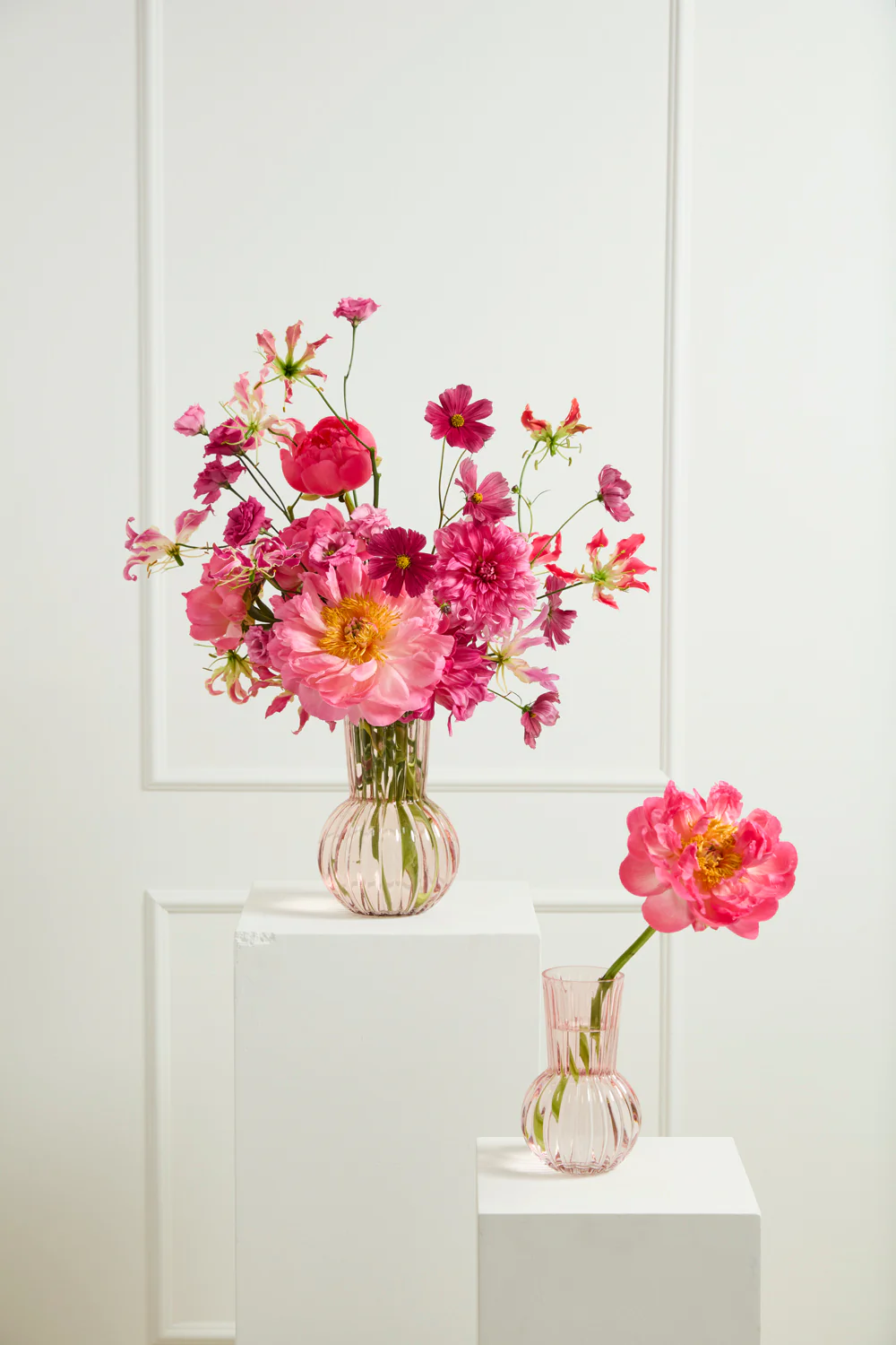 Peony Vase Set of 4 By Accent Decor - Image 5