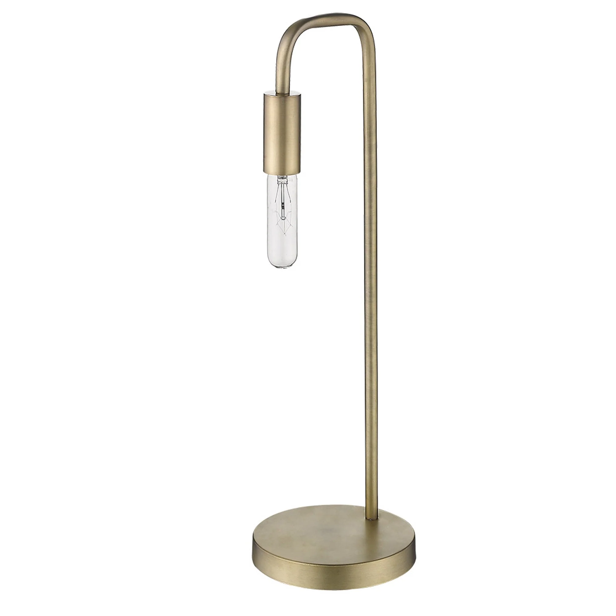Perret 1-Light Aged Brass Table Lamp By Homeroots