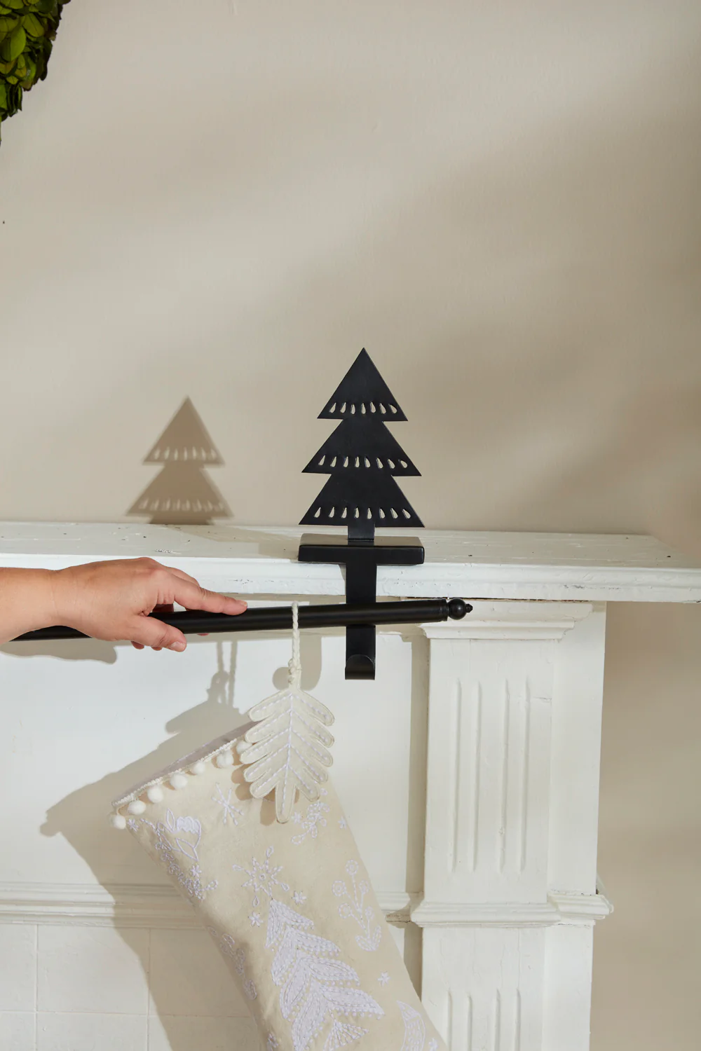 Pine Tree Stocking Holder By Accent Decor