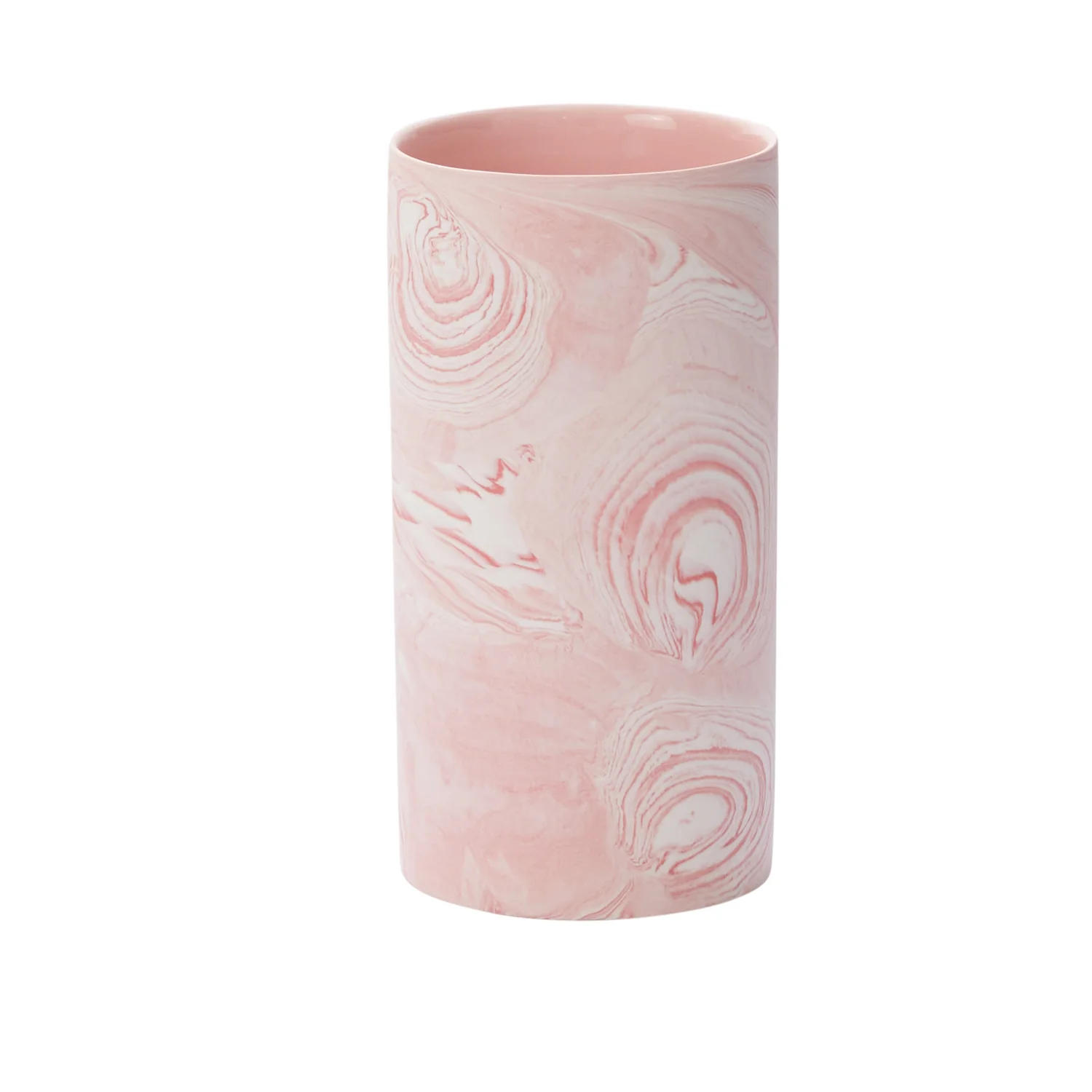 Pink Marbleized Vase Set of 4 By Accent Decor - Image 5