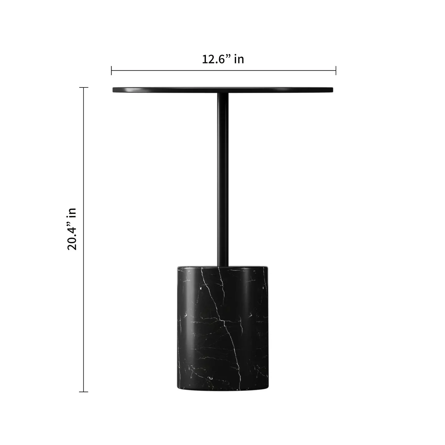 Poke Side Table, Black By World Modern Design - Image 2