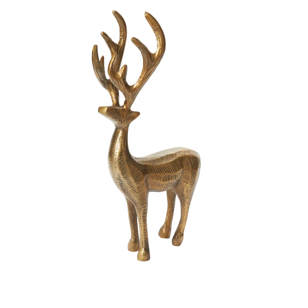 Prancer Reindeer Figurine Set of 2 By Accent Decor - Image 2