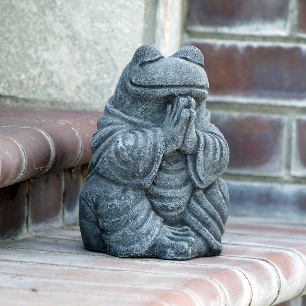 Praying Frog Set of 2 By Garden Age Supply