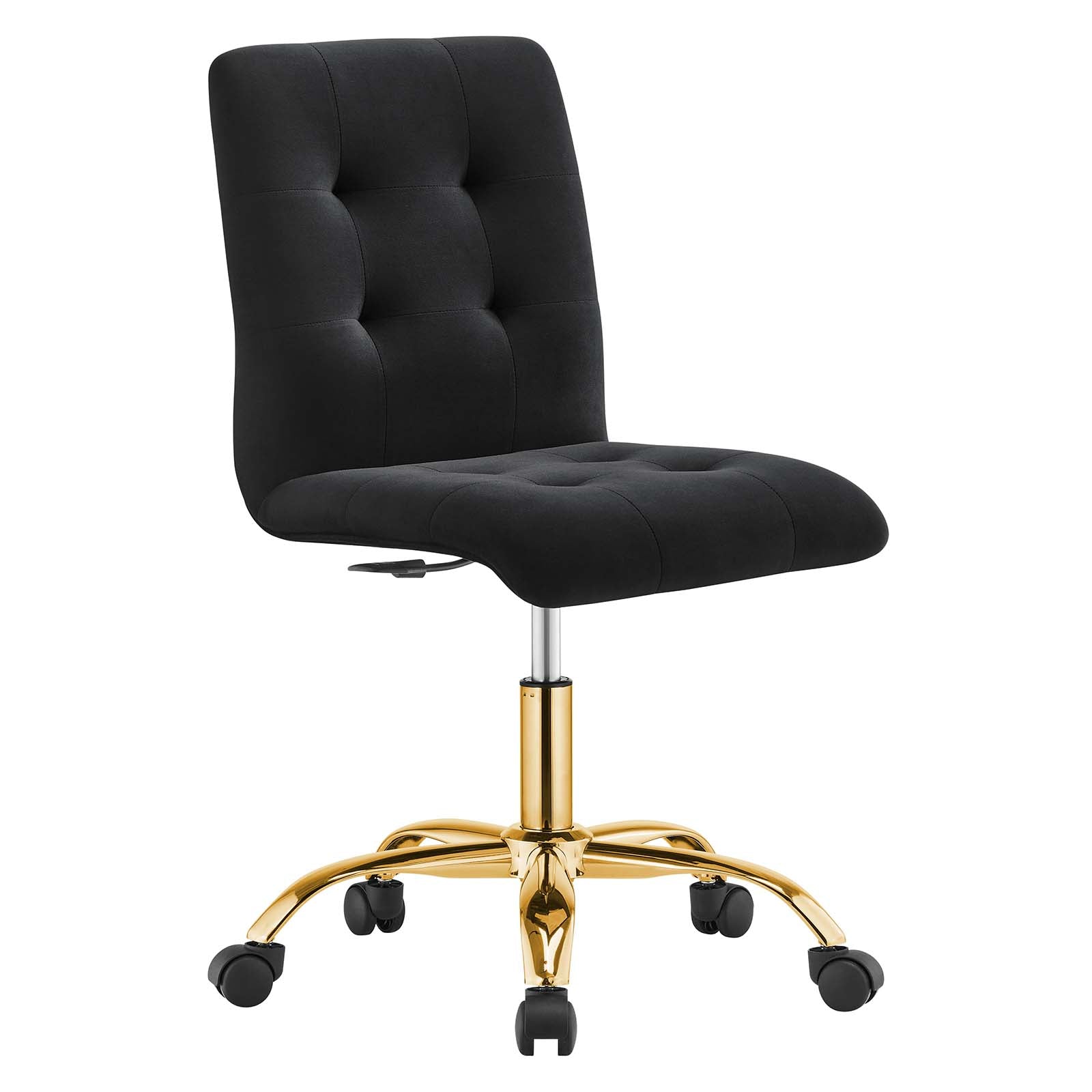 Prim Armless Performance Velvet Office Chair By Modway - EEI-4973 - Image 2