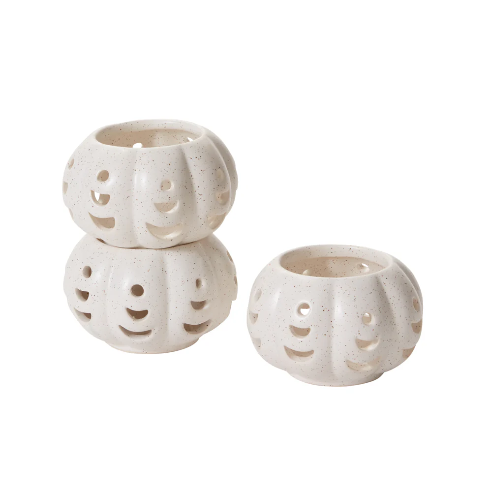 Pumpkin Stack Votive - Set of 6 By Accent Decor - Image 2