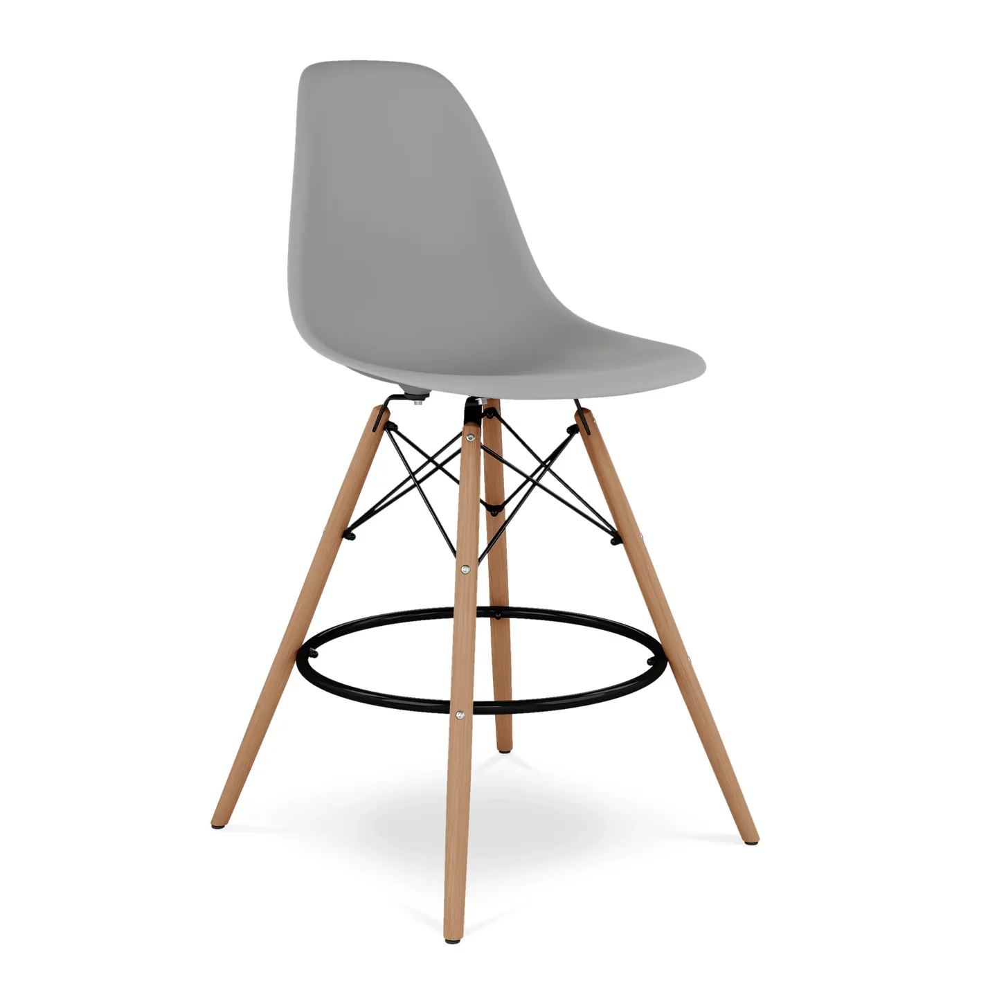Pyramid Counter Stool, Gray By World Modern Design