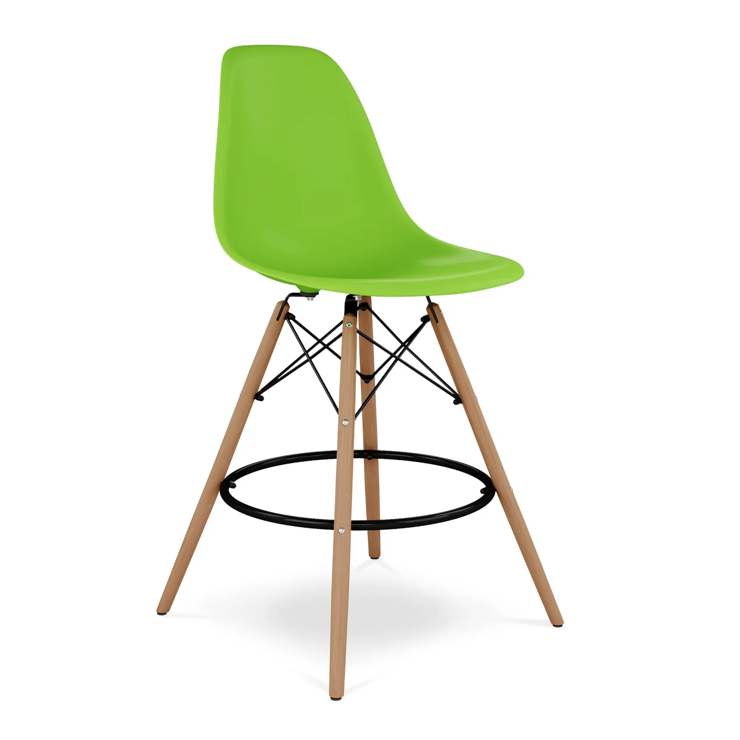 Pyramid Counter Stool, Green By World Modern Design