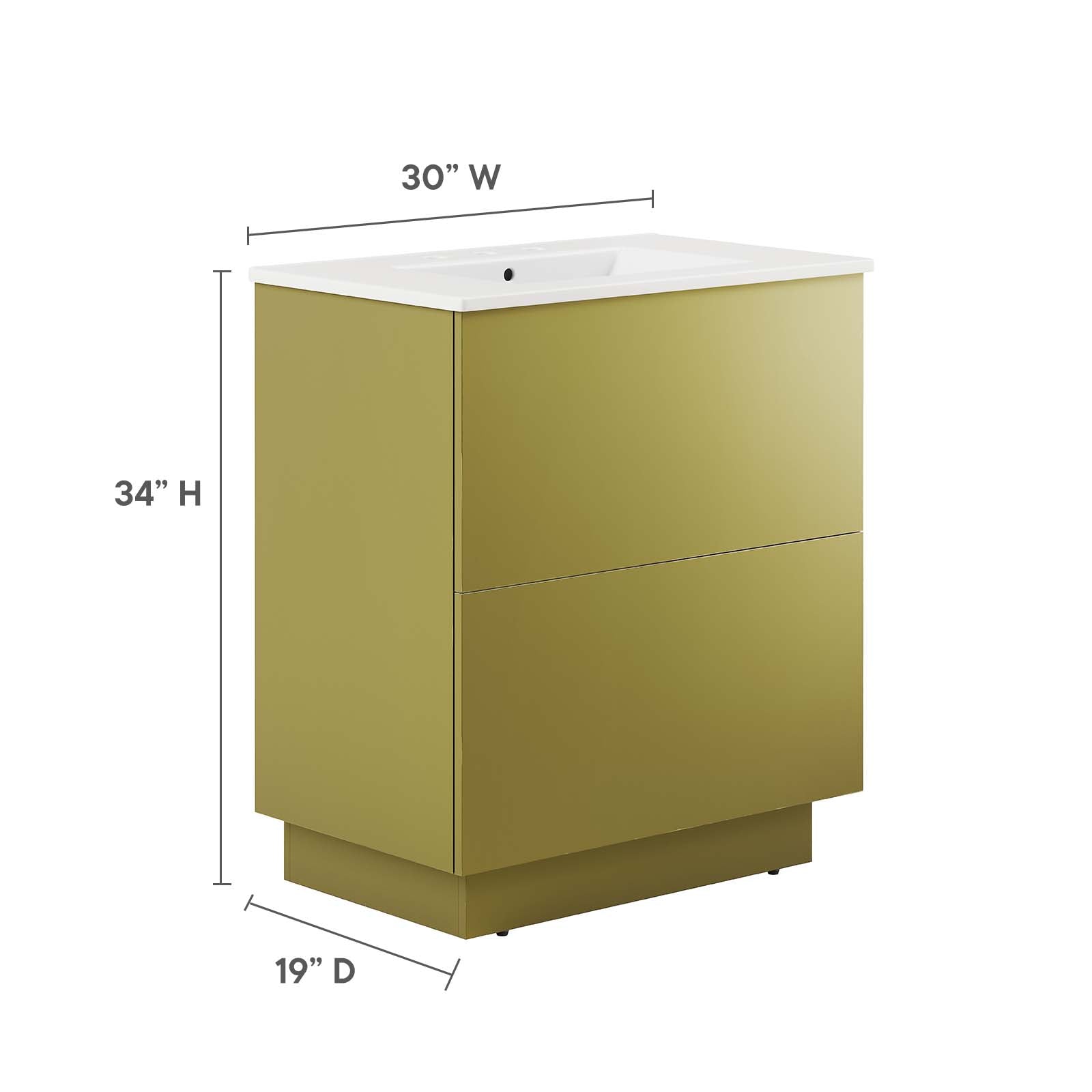 Quantum 30" Bathroom Vanity By Modway - EEI-6427 - Image 5