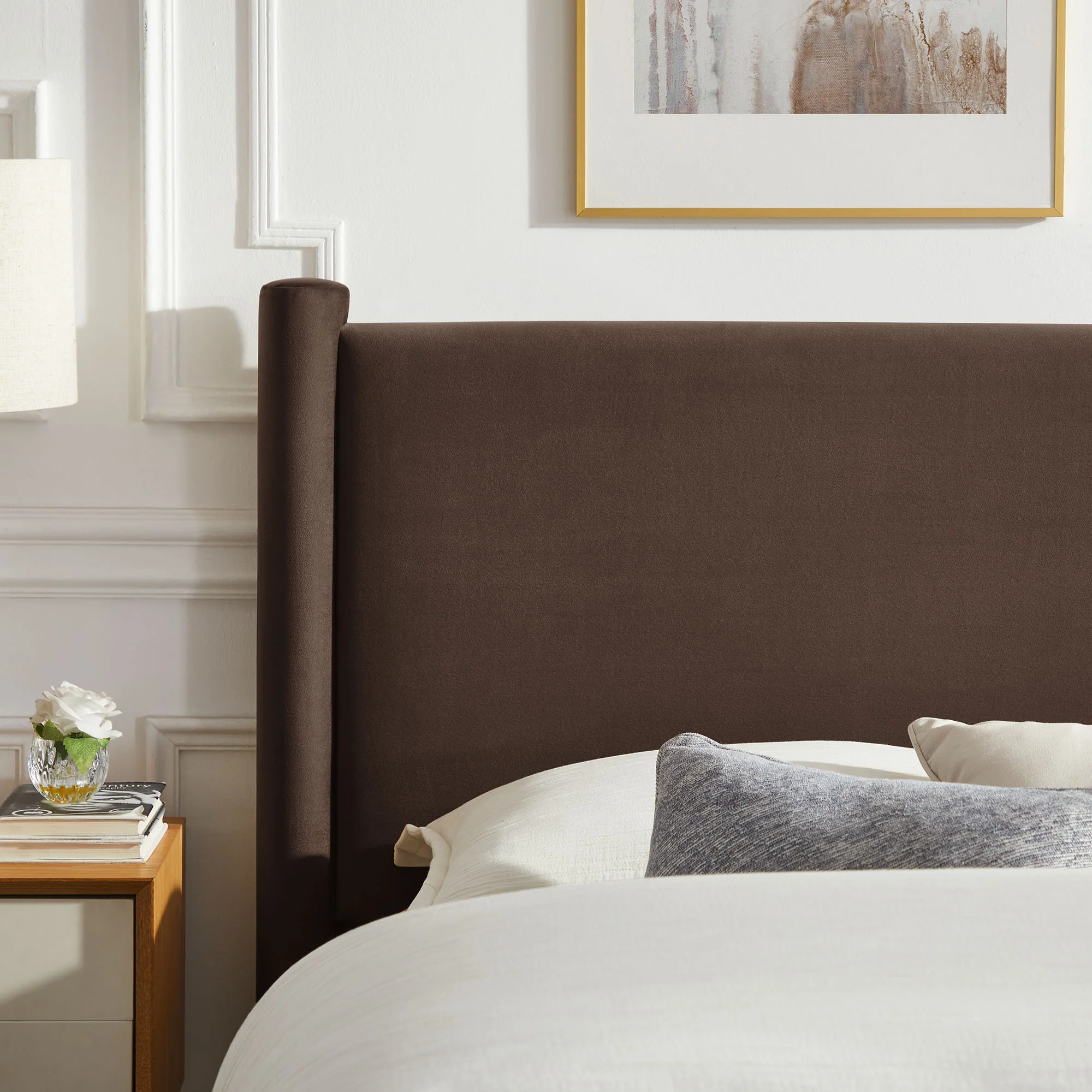 Rael Performance Velvet King Platform Bed by Modway - Image 15