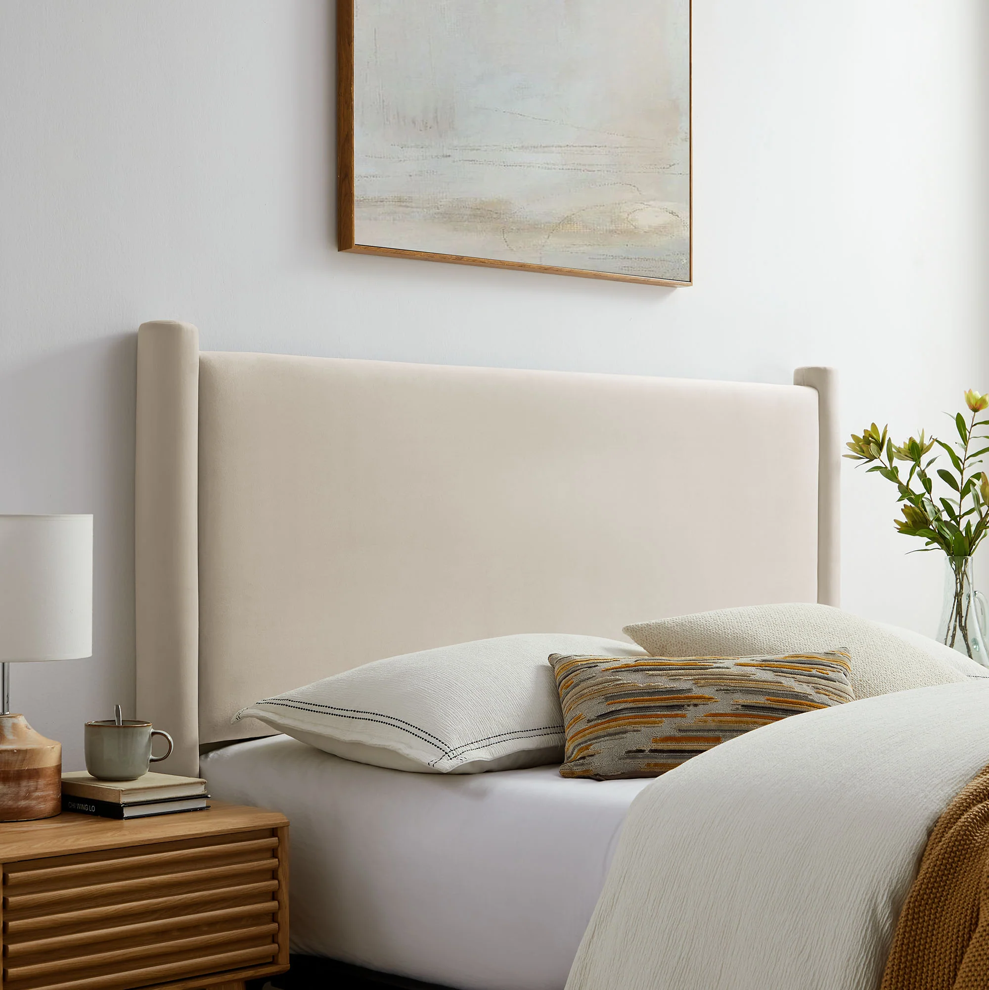 Rael Performance Velvet Queen Headboard by Modway