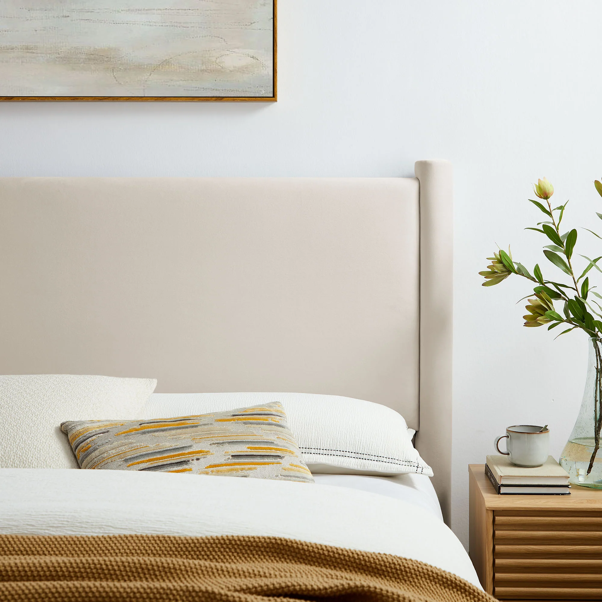 Rael Performance Velvet Queen Headboard by Modway - Image 5
