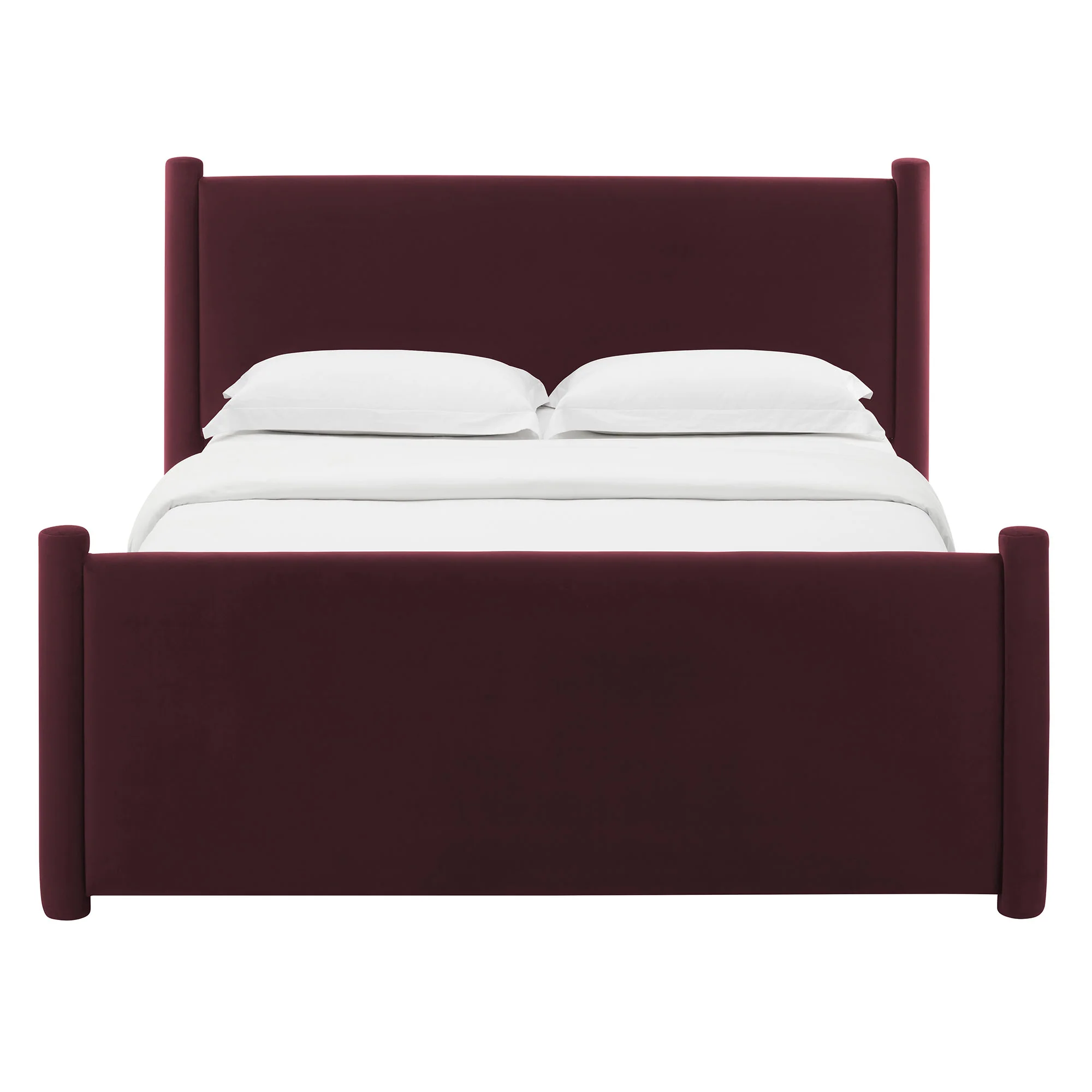 Rael Performance Velvet Queen Platform Bed by Modway - Image 22