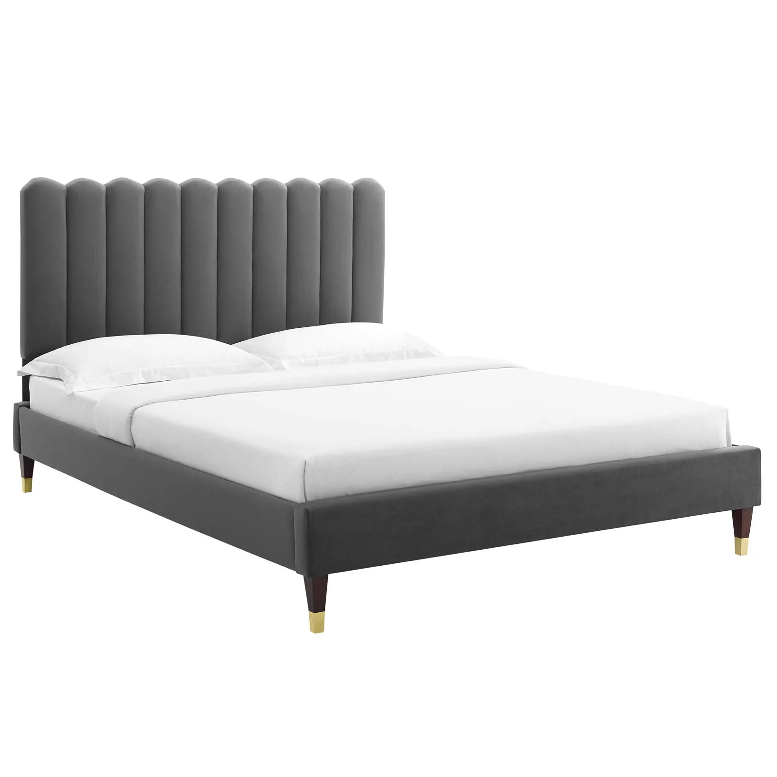 Reagan Full Performance Velvet Platform Bed By Modway - MOD-6892 - Image 2