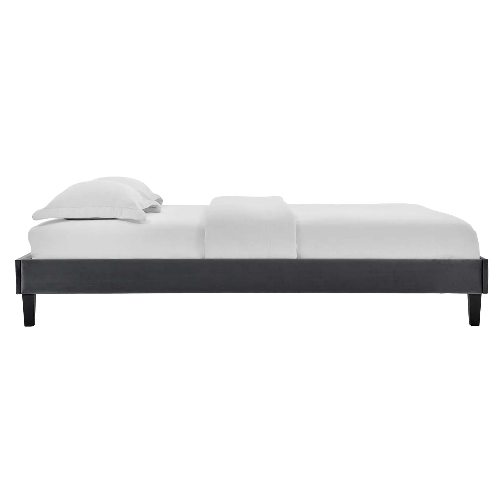 Reagan King Performance Velvet Platform Bed By Modway - MOD-7078 - Image 15