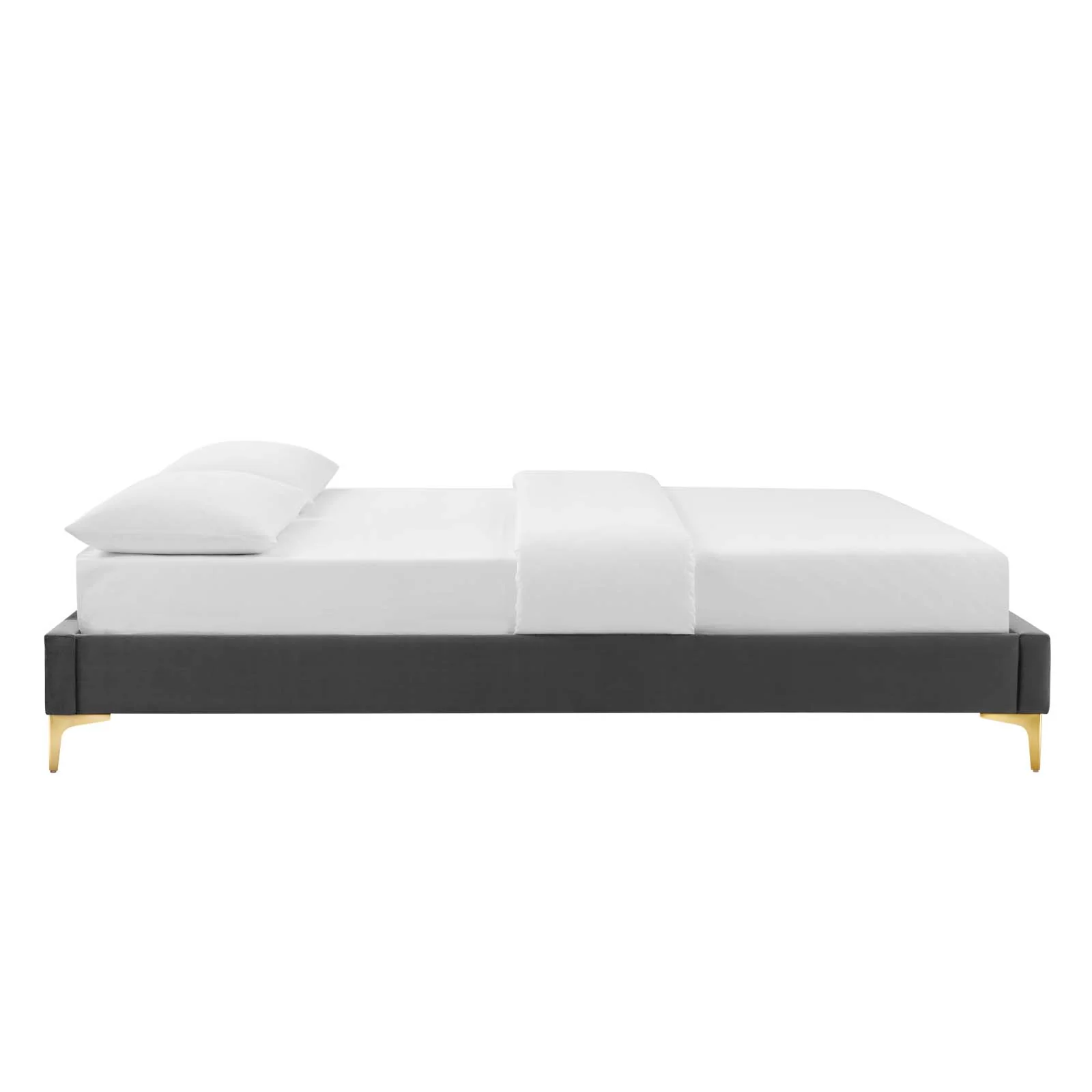 Reagan Queen Performance Velvet Platform Bed By Modway - MOD-6586 - Image 16