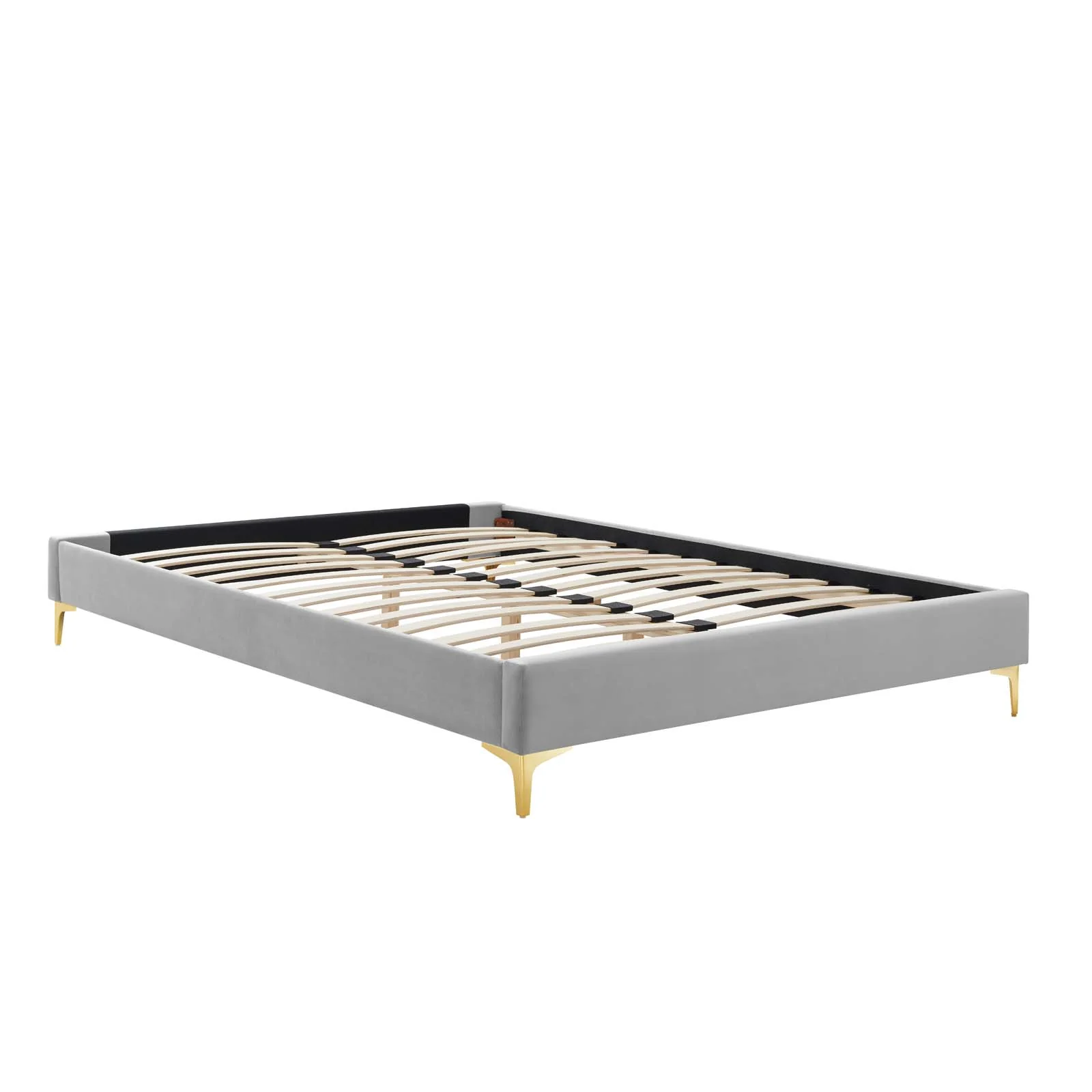 Reagan Queen Performance Velvet Platform Bed By Modway - MOD-6586 - Image 47