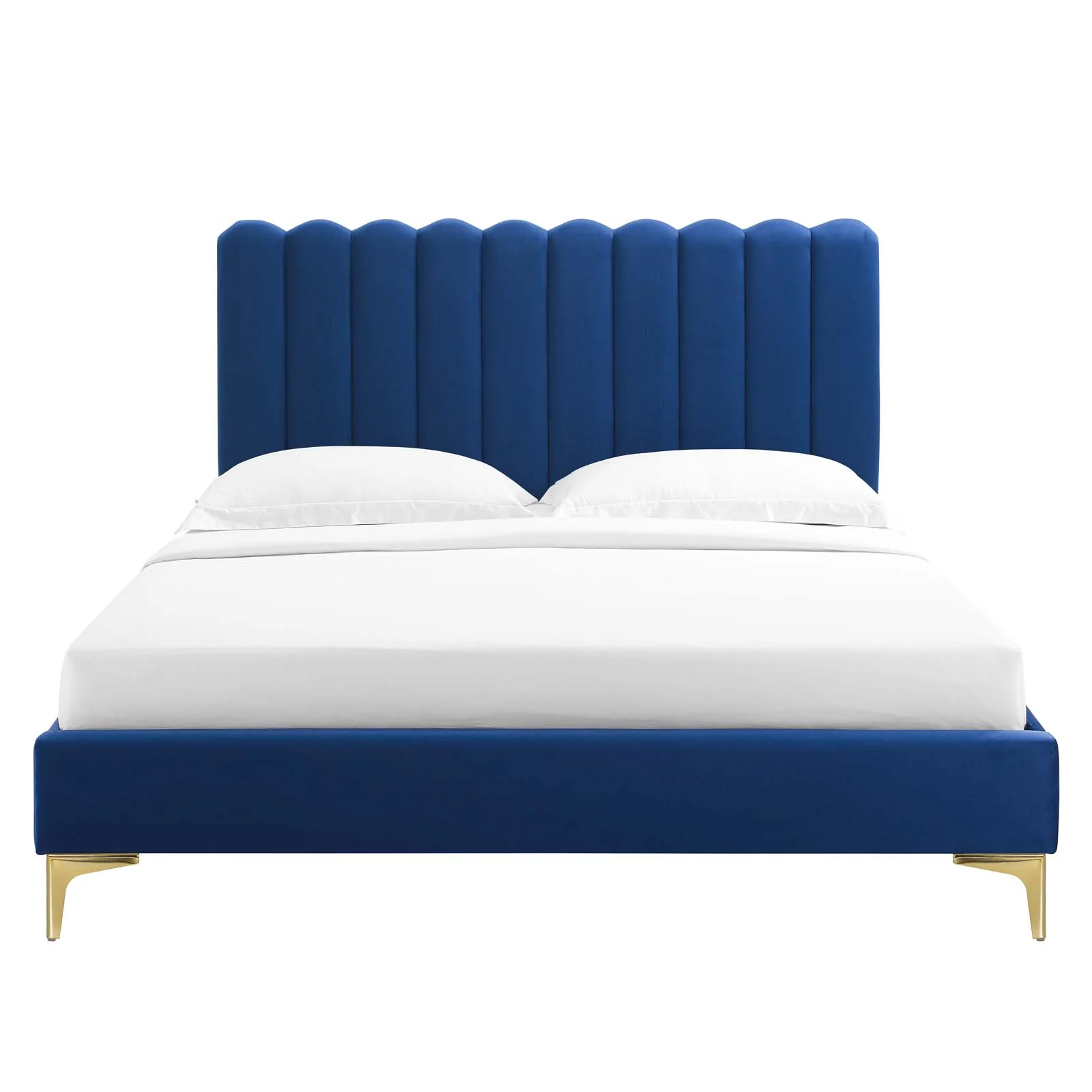 Reagan Queen Performance Velvet Platform Bed By Modway - MOD-6586 - Image 76