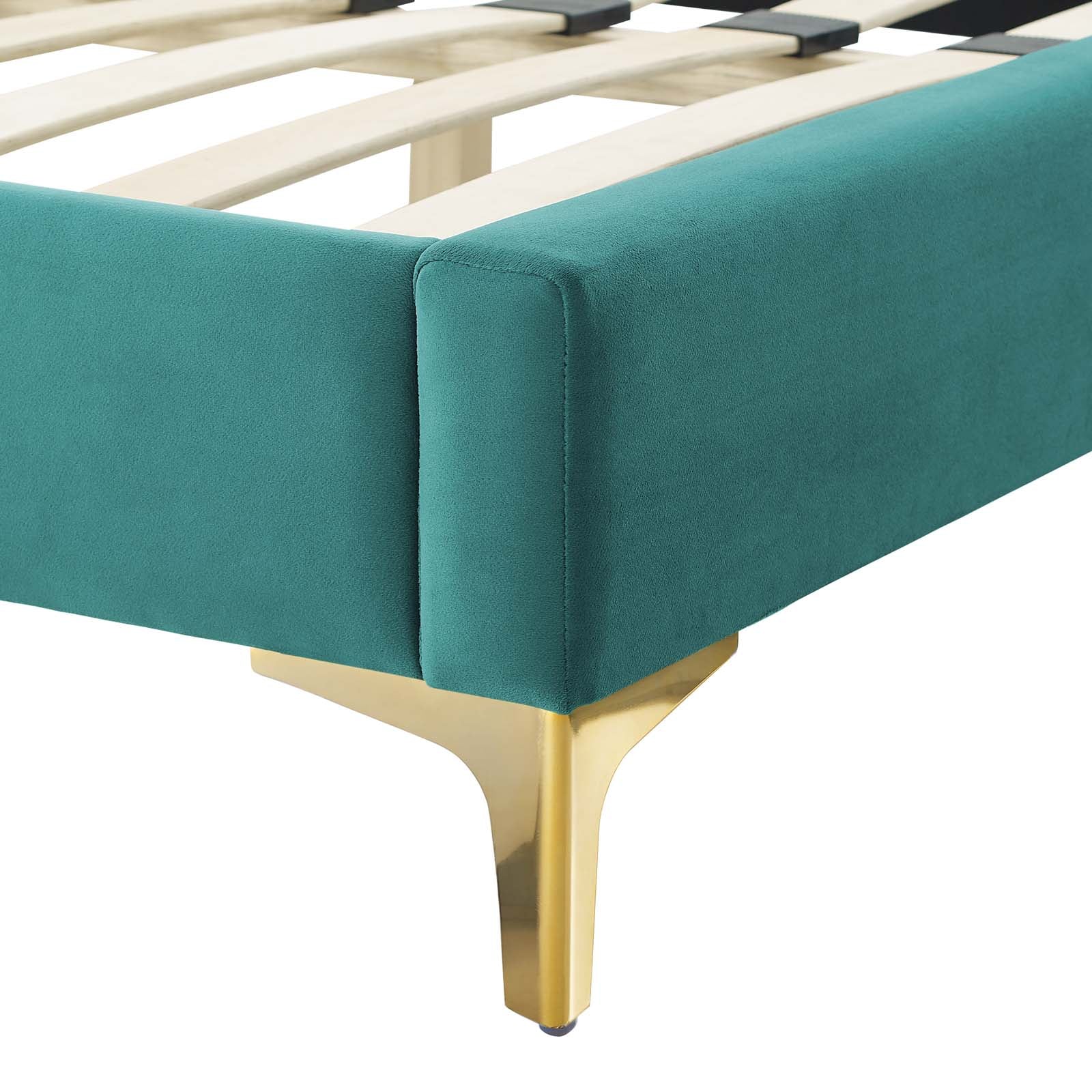 Reagan Queen Performance Velvet Platform Bed By Modway - MOD-6586 - Image 93