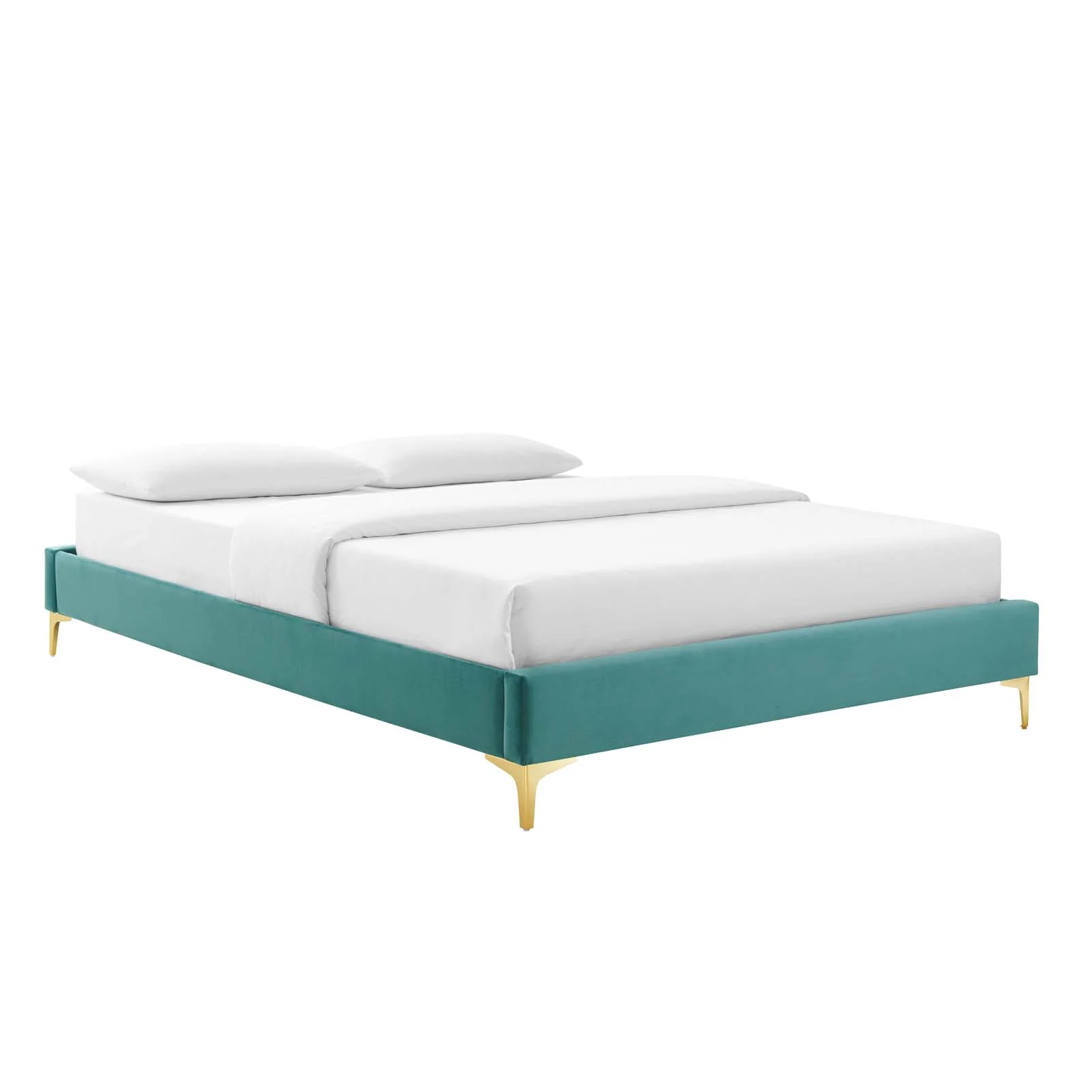 Reagan Queen Performance Velvet Platform Bed By Modway - MOD-6586 - Image 94