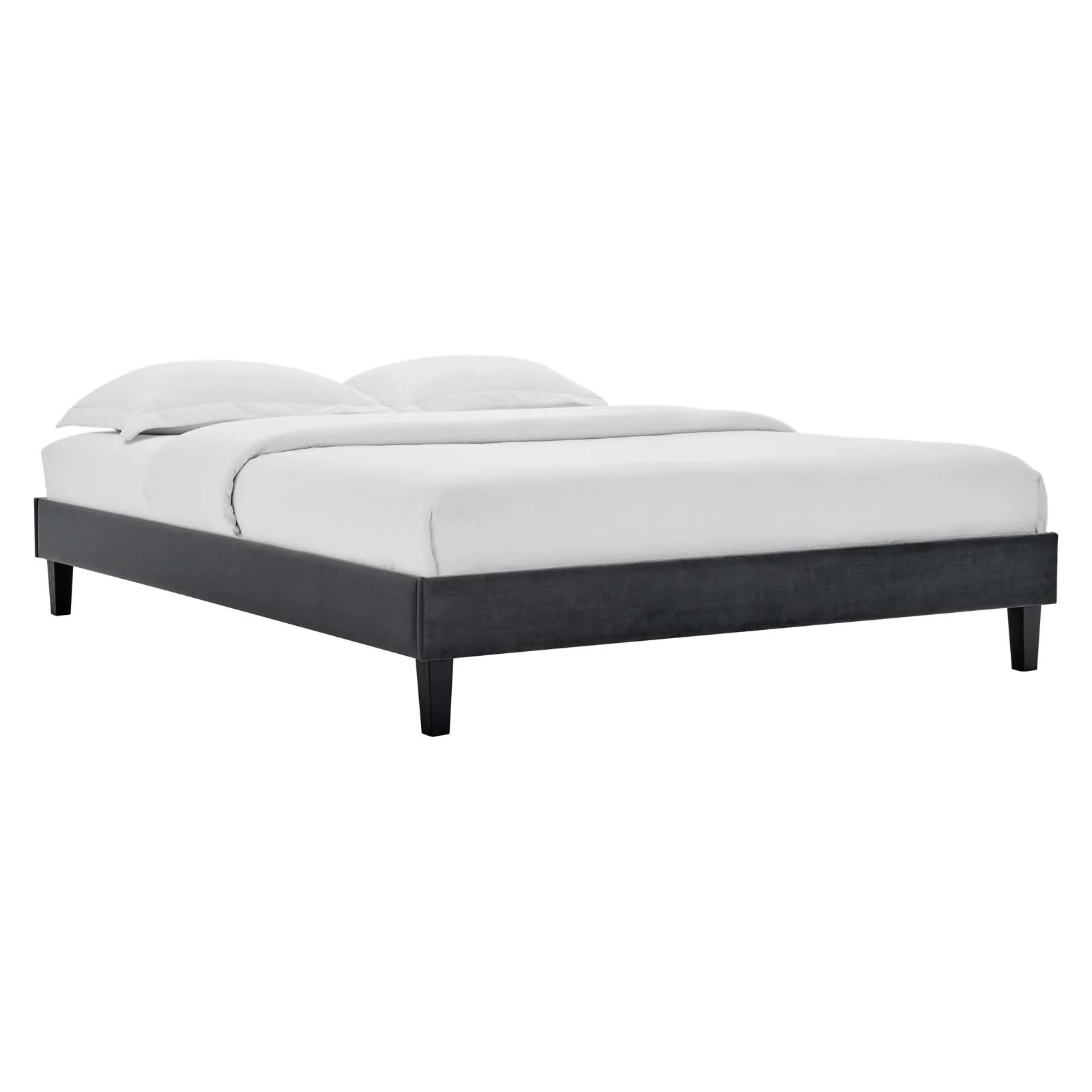 Reagan Queen Performance Velvet Platform Bed By Modway - MOD-6588 - Image 14
