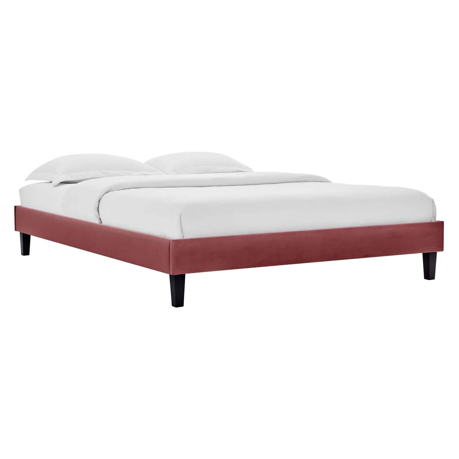 Reagan Queen Performance Velvet Platform Bed By Modway - MOD-6588 - Image 30