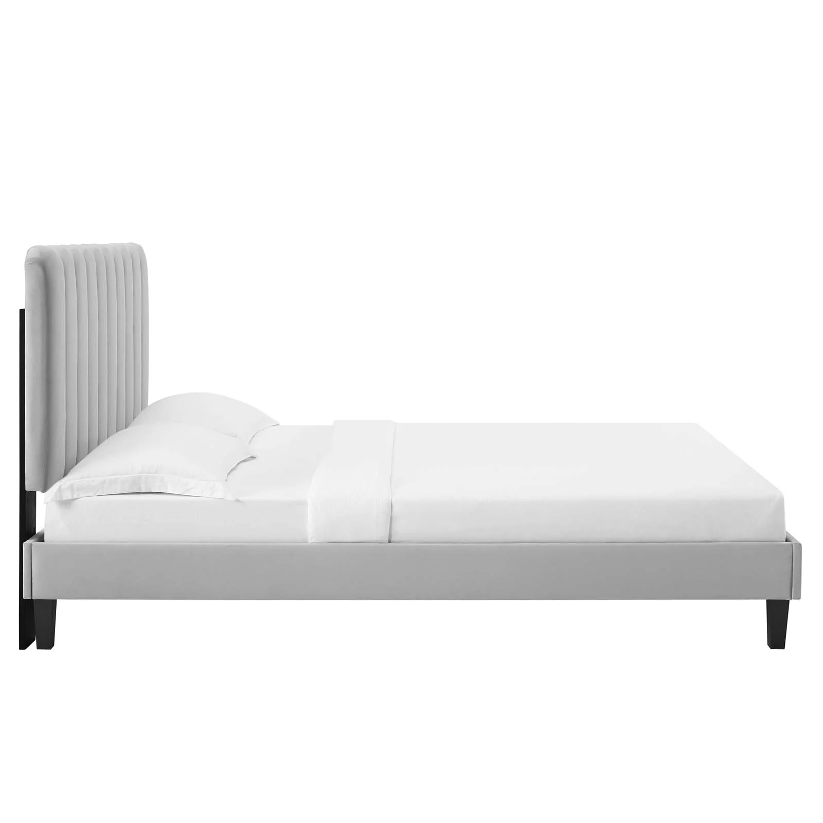 Reagan Queen Performance Velvet Platform Bed By Modway - MOD-6588 - Image 43