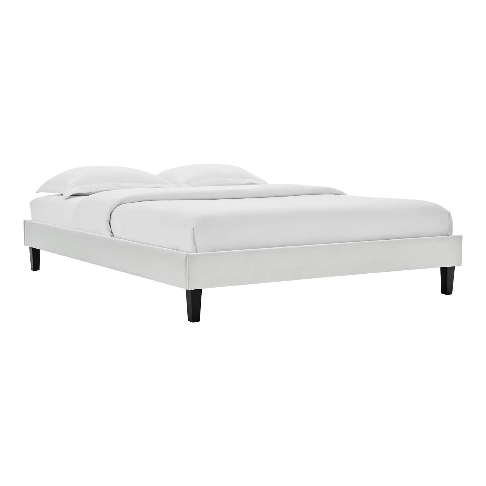 Reagan Queen Performance Velvet Platform Bed By Modway - MOD-6588 - Image 46