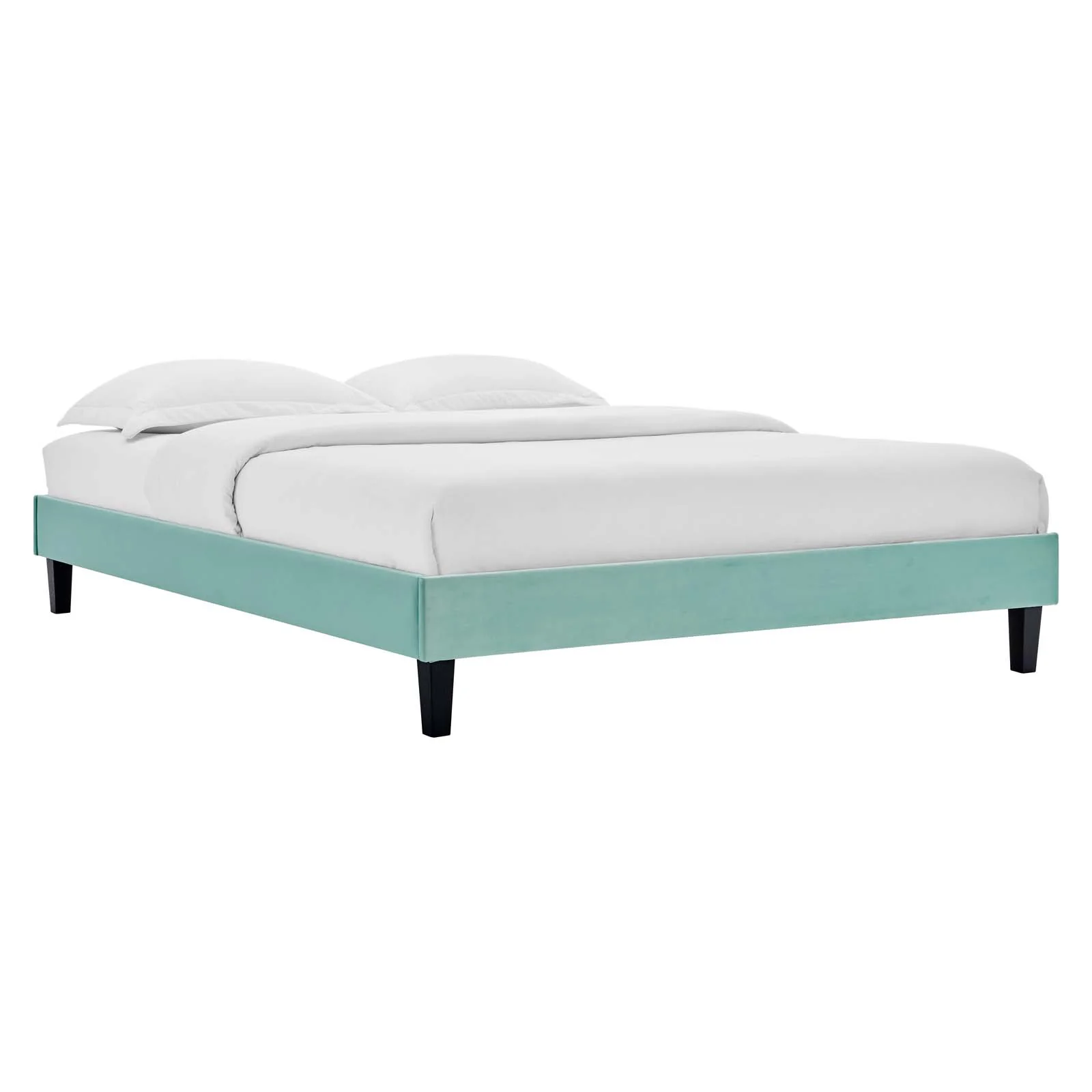 Reagan Queen Performance Velvet Platform Bed By Modway - MOD-6588 - Image 62