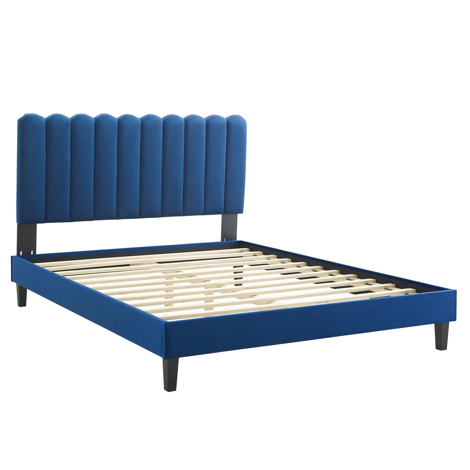 Reagan Queen Performance Velvet Platform Bed By Modway - MOD-6588 - Image 74