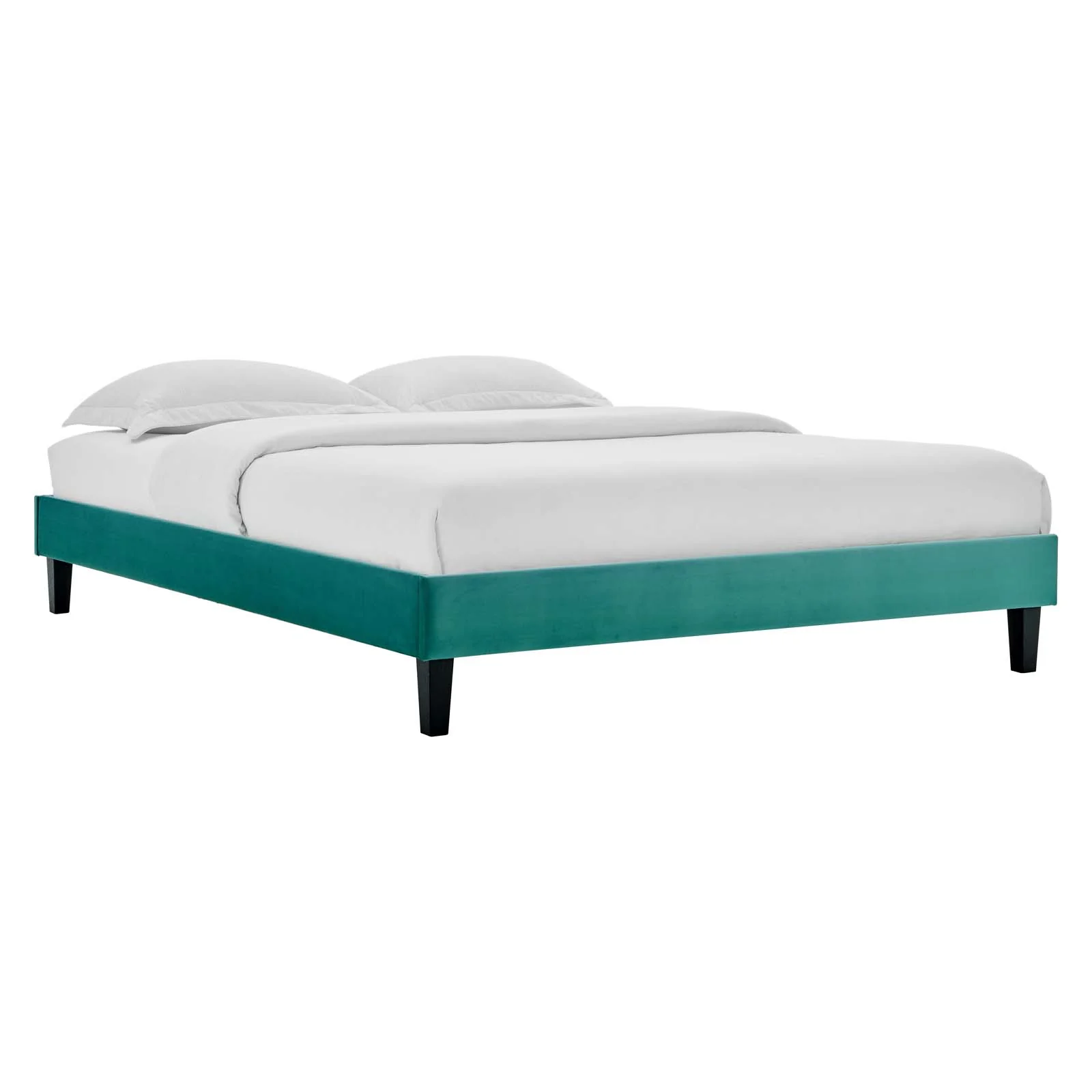 Reagan Queen Performance Velvet Platform Bed By Modway - MOD-6588 - Image 94
