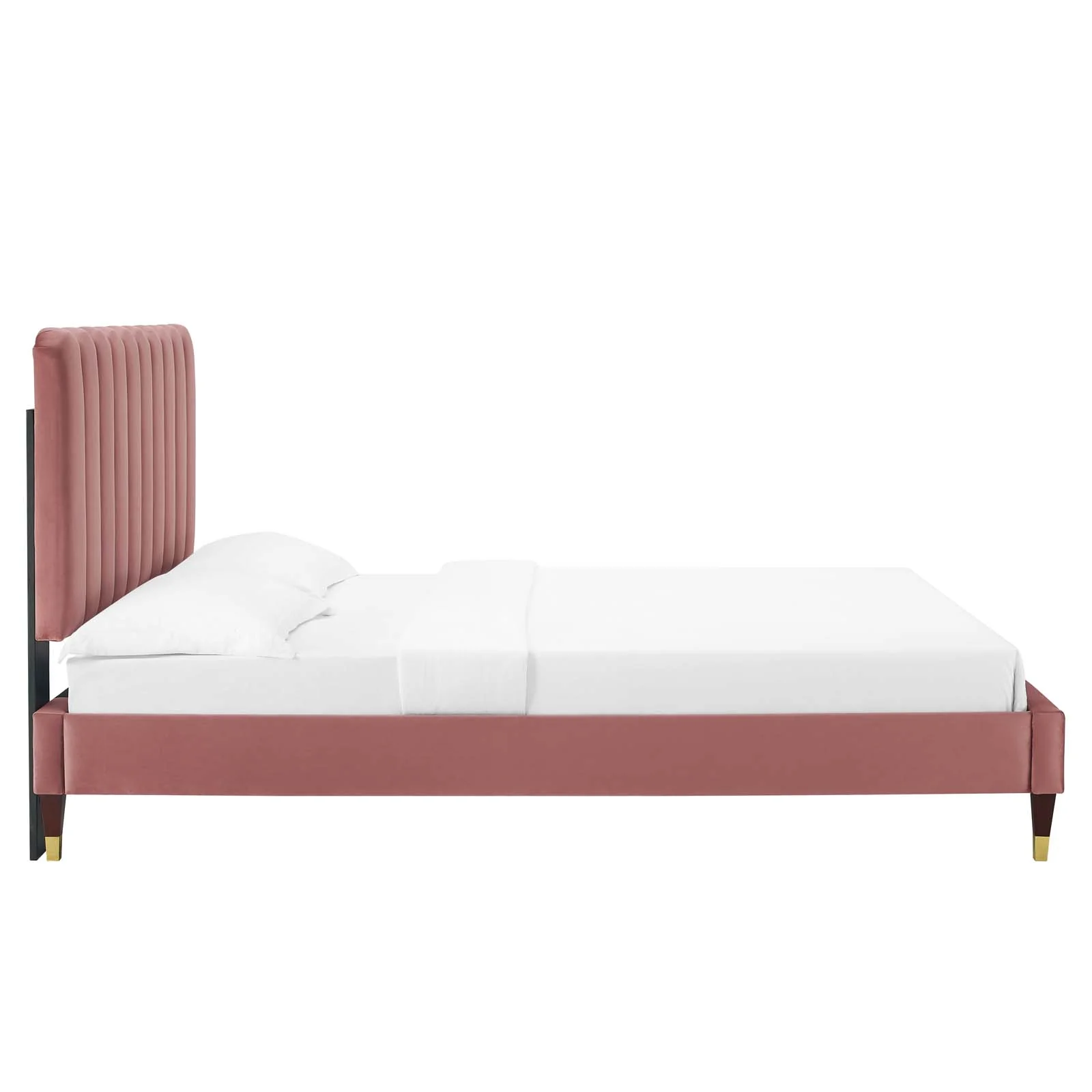 Reagan Twin Performance Velvet Platform Bed By Modway - MOD-6886 - Image 27